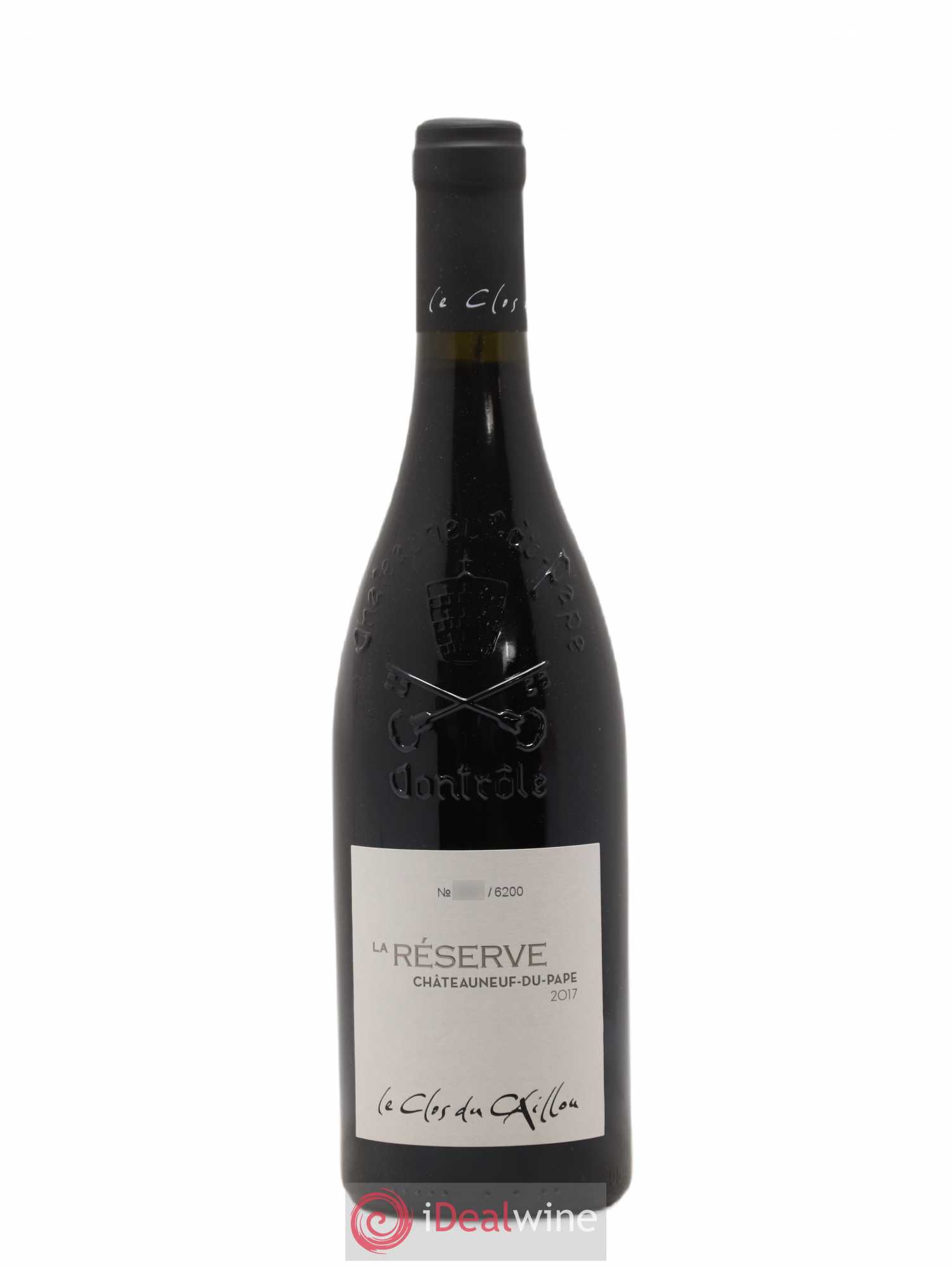 Châteauneuf-du-Pape La Réserve Clos du Caillou 2017 - Posten von 1 Flasche - 0