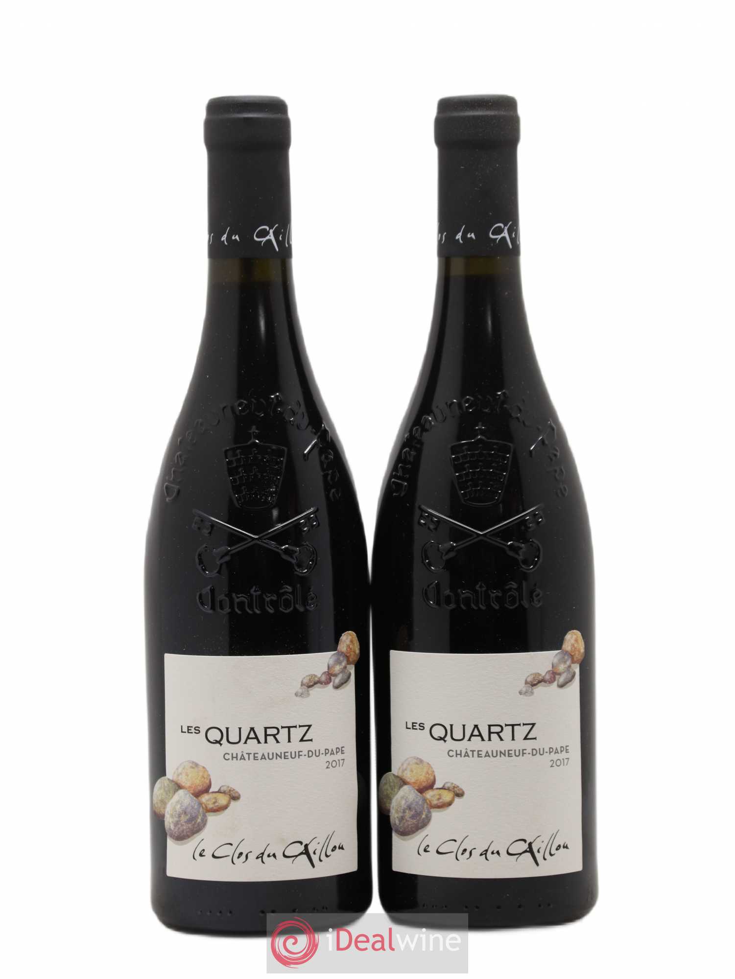 Châteauneuf-du-Pape Les Quartz Clos du Caillou 2017 - Lot de 2 bouteilles - 0