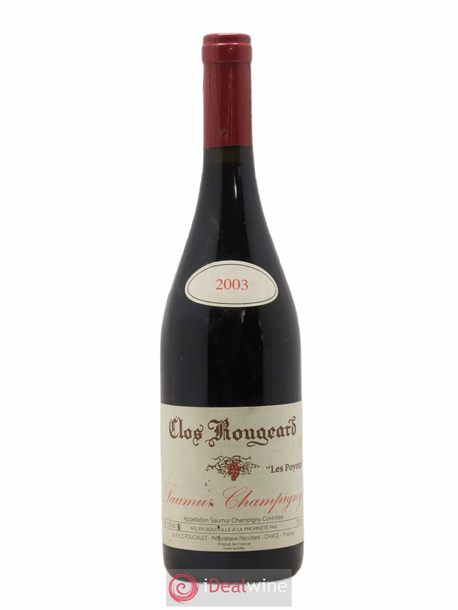 Saumur-Champigny Les Poyeux Clos Rougeard 2003 - Lot de 1 bouteille - 0