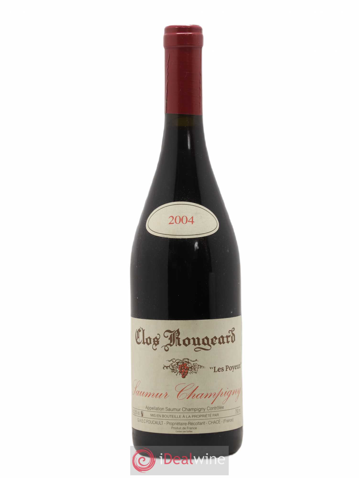 Saumur-Champigny Les Poyeux Clos Rougeard 2004 - Lot de 1 bouteille - 0