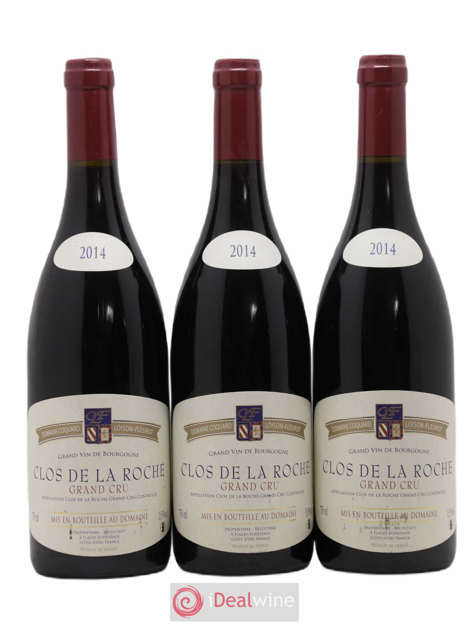 Clos de la Roche Grand Cru Coquard Loison-Fleurot 2014 - Lot de 3 bouteilles - 0