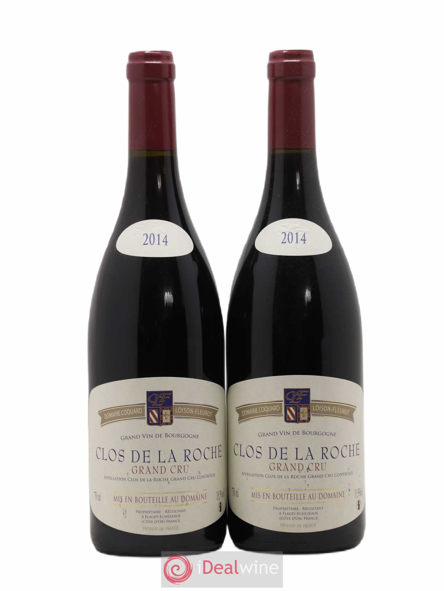 Clos de la Roche Grand Cru Coquard Loison-Fleurot 2014 - Lot de 2 bouteilles - 0