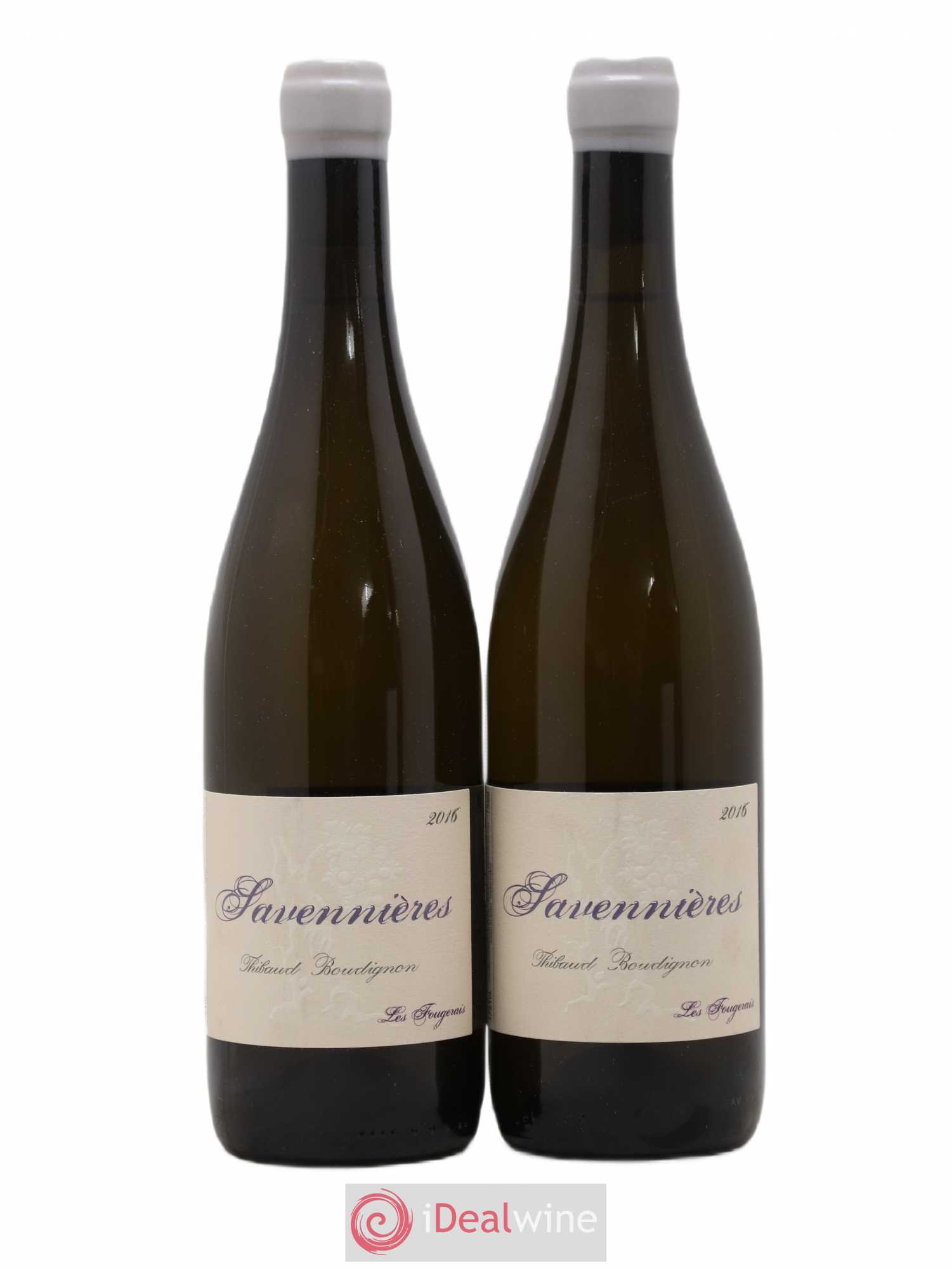 Savennières Les Fougeraies Thibaud Boudignon Fougeraies Bousignon 2016 - Posten von 2 Flaschen - 0