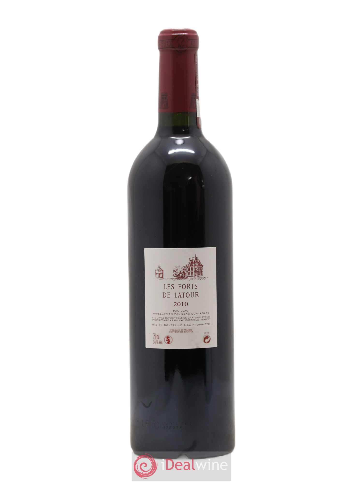 Les Forts de Latour Second Vin 2010 - Lot de 1 bouteille - 1