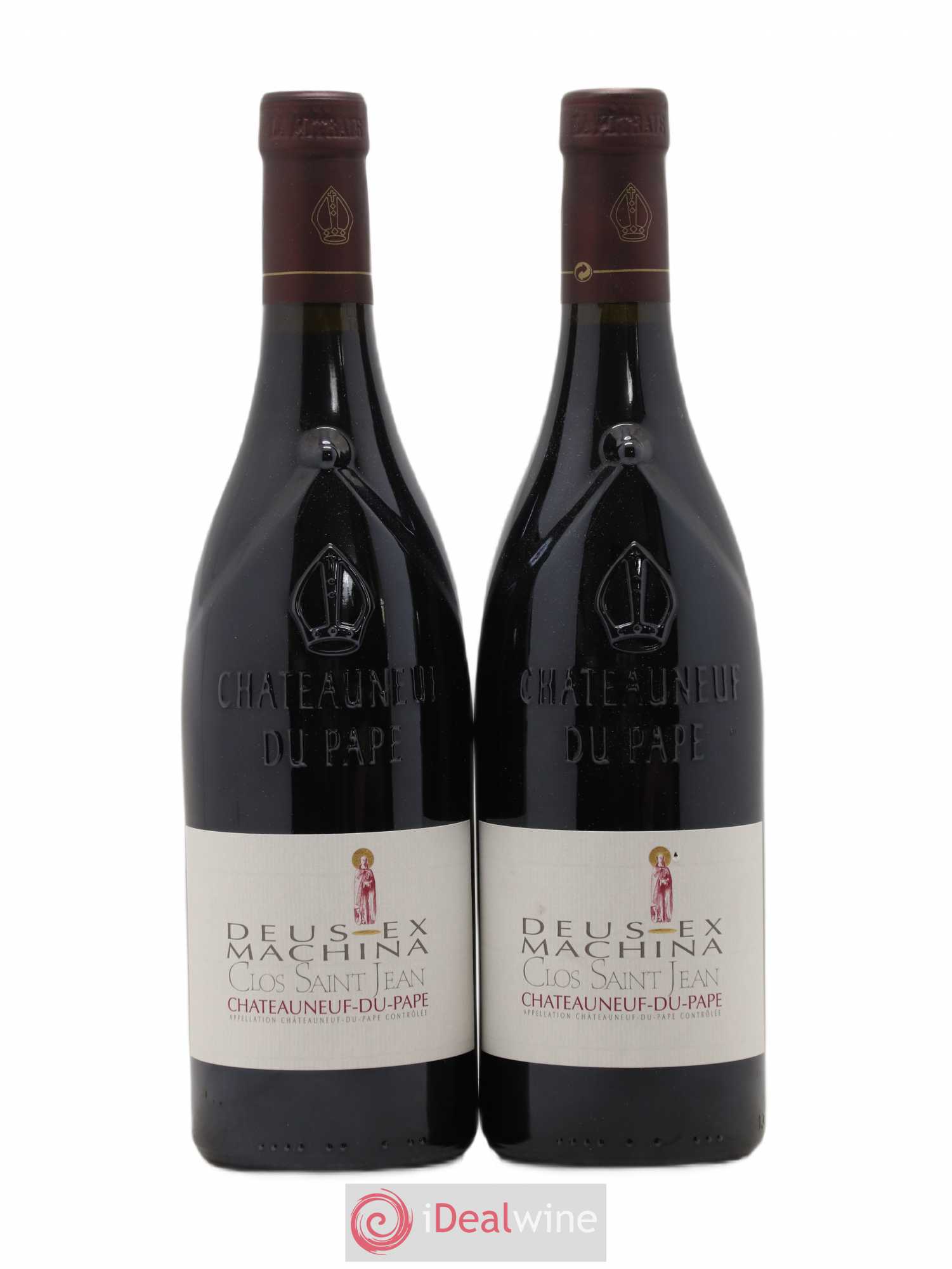 Châteauneuf-du-Pape Clos Saint-Jean Deus Ex Machina Pascal et Vincent Maurel 2017 - Lot de 2 bouteilles - 0