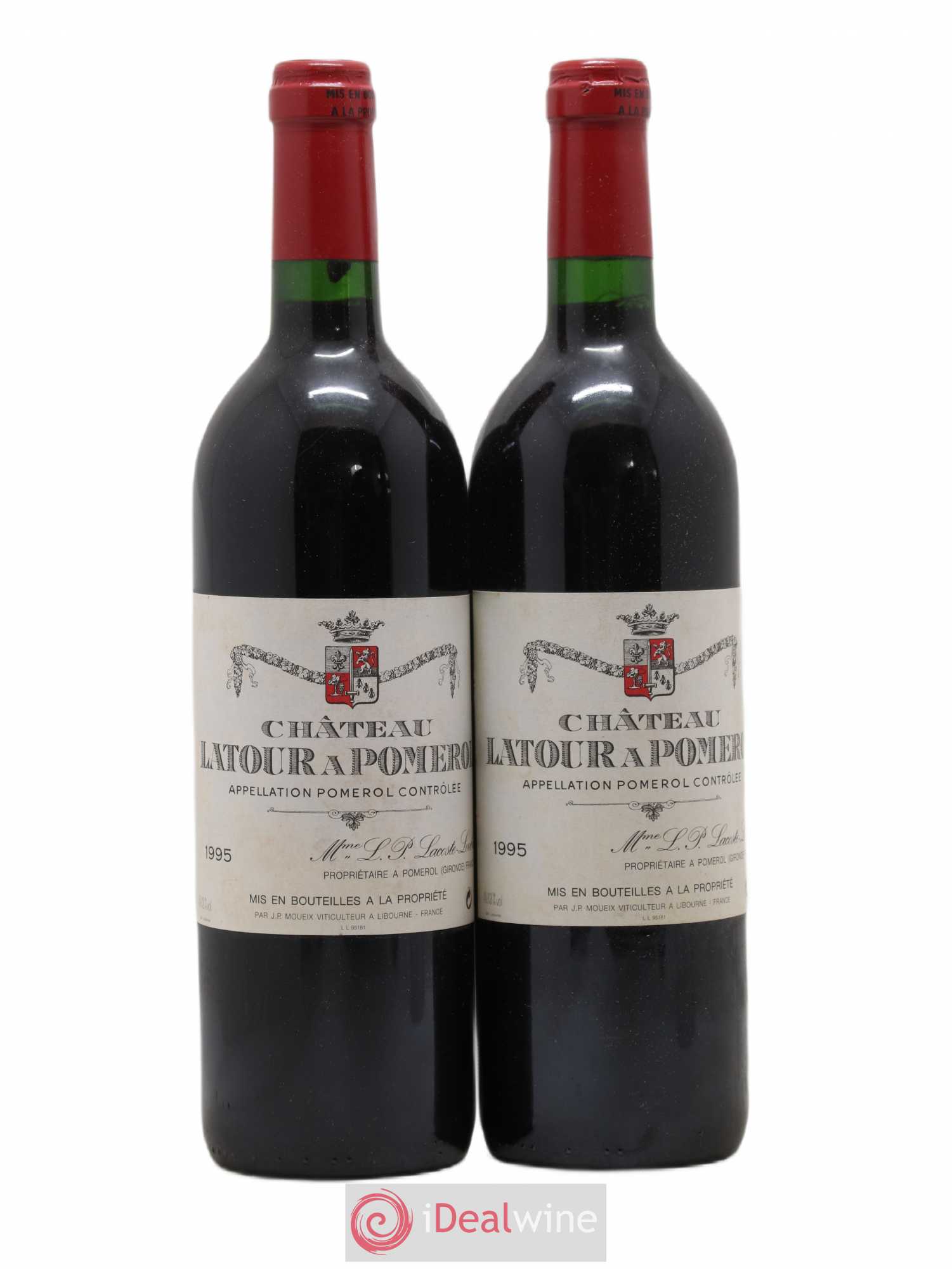 Château Latour à Pomerol 1995 - Lot de 2 bouteilles - 0
