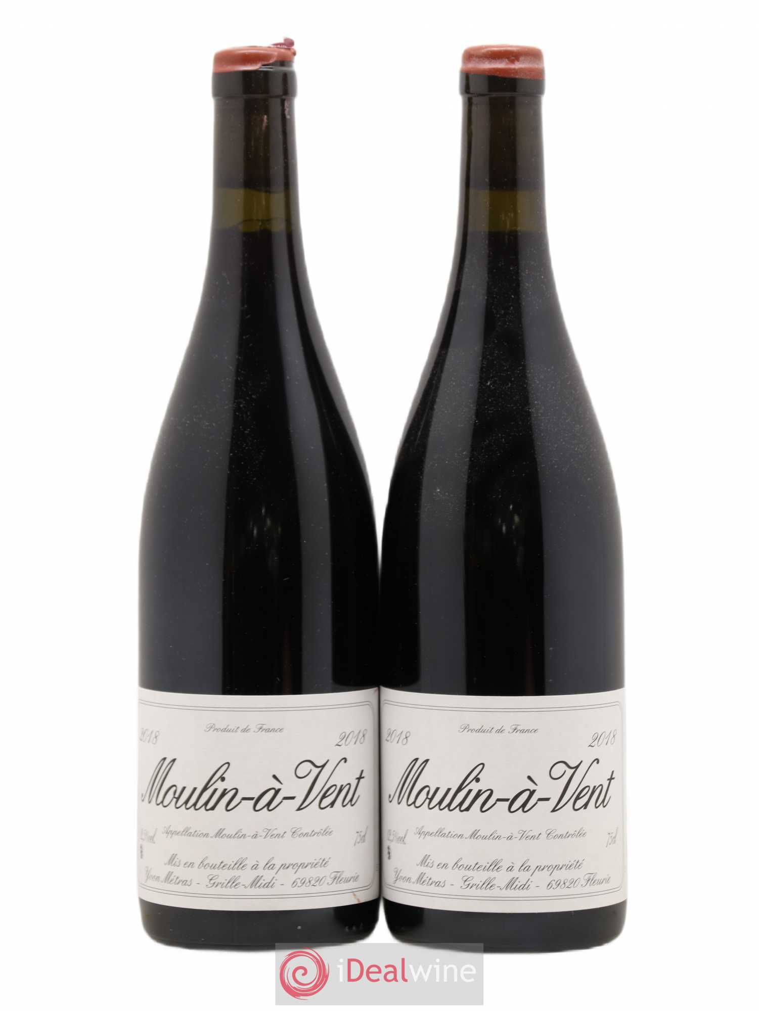 Moulin-à-Vent Yvon Métras 2018 - Lot de 2 bouteilles - 0