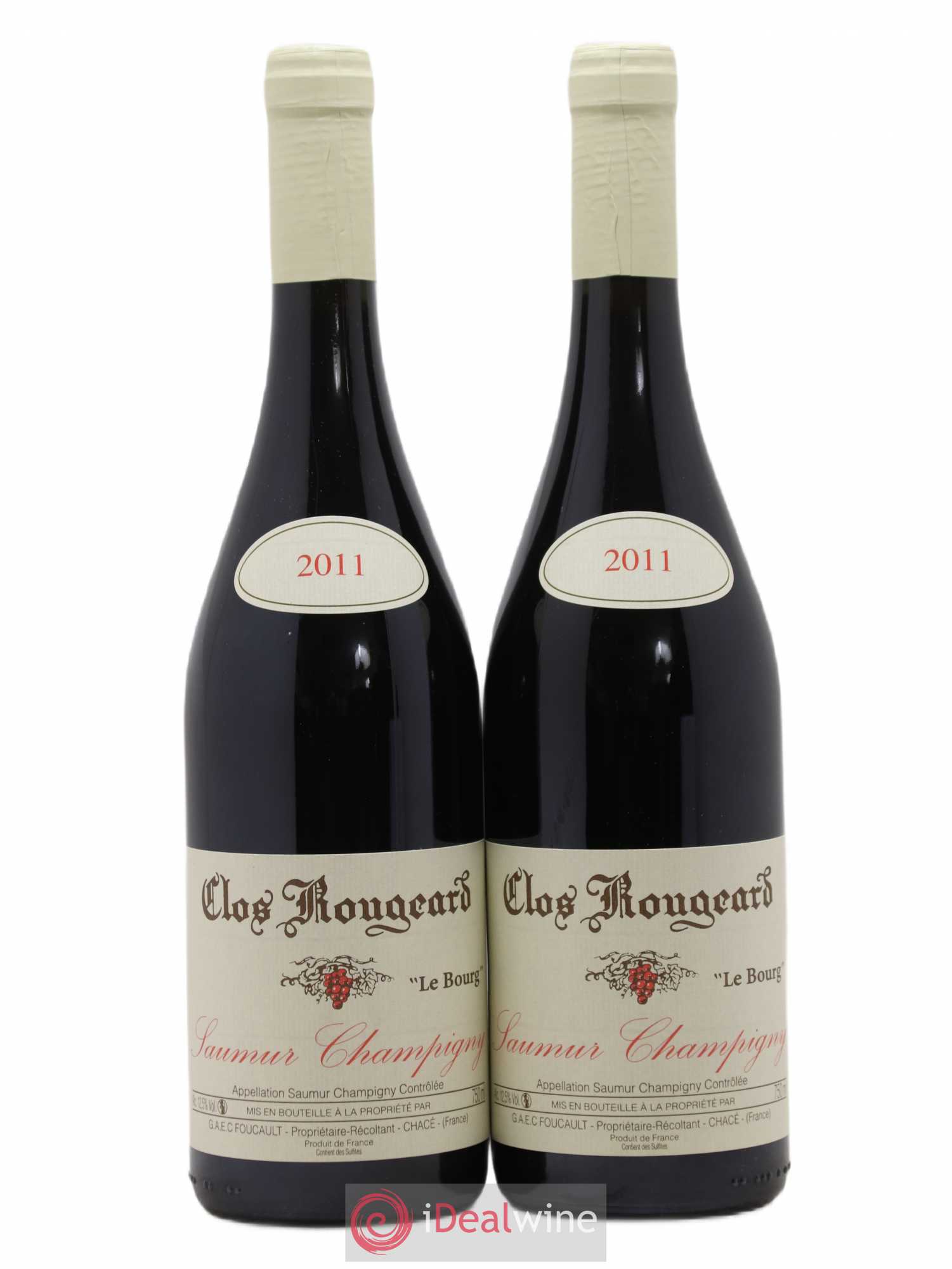 Saumur-Champigny Le Bourg Clos Rougeard 2011 - Lot de 2 bouteilles - 0