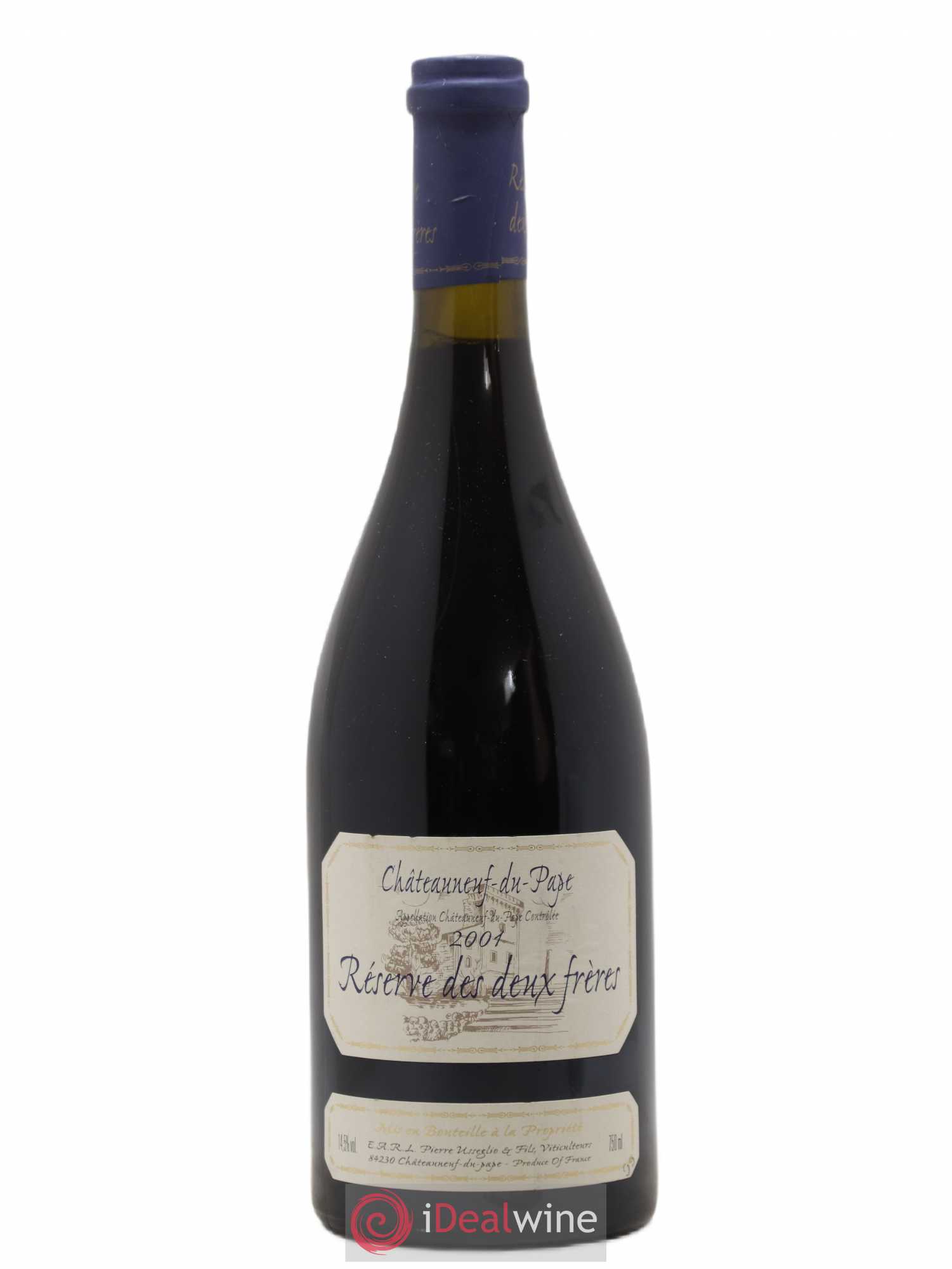 Châteauneuf-du-Pape Réserve des 2 frères Pierre Usseglio & Fils 2001 - Lot de 1 bouteille - 0
