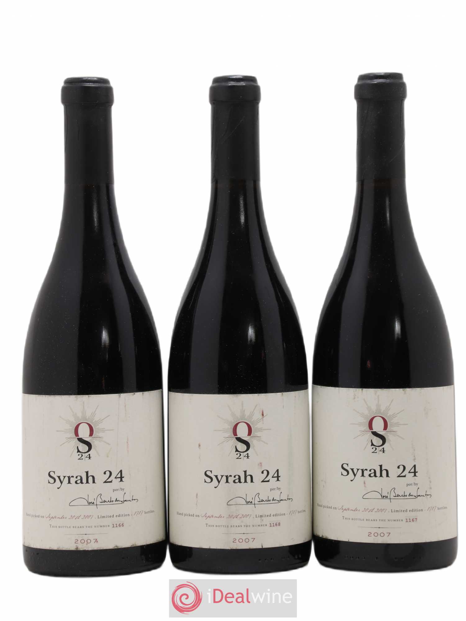 Portugal Syrah 24 Quinta do Monte d'Oiro 2007 - Posten von 3 Flaschen - 0