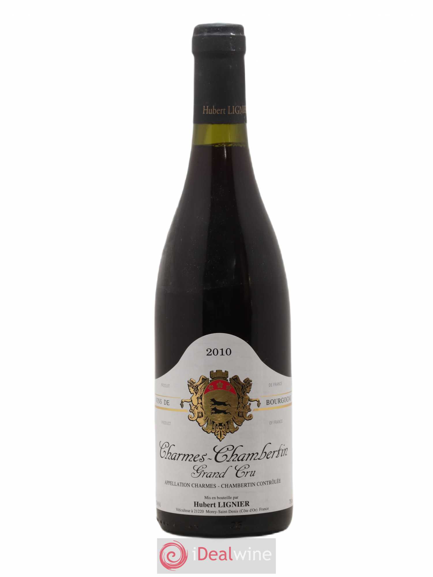 Charmes-Chambertin Grand Cru Hubert Lignier (Domaine) 2010 - Lot de 1 bouteille - 0