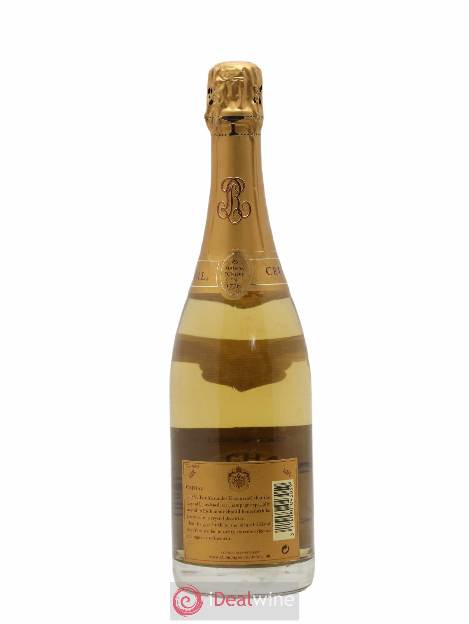 Cristal Louis Roederer 2002 - Lot de 1 bouteille - 1
