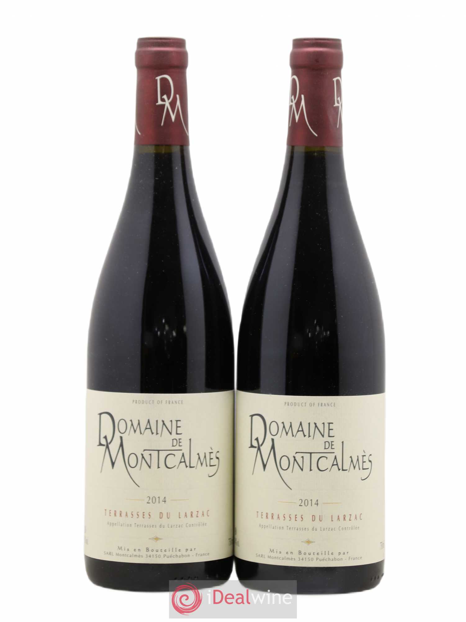 Terrasses du Larzac Domaine de Montcalmès Frédéric Pourtalié 2014 - Lot de 2 bouteilles - 0
