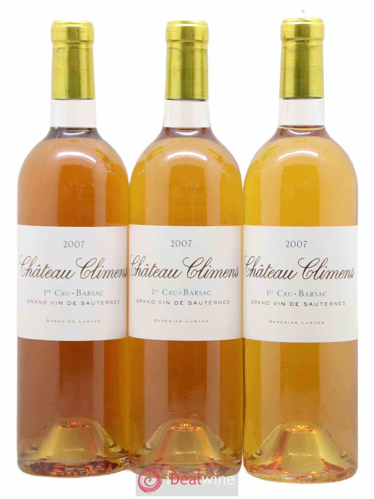 Château Climens 1er Grand Cru Classé 2007 - Lotto di 3 bottiglie - 0
