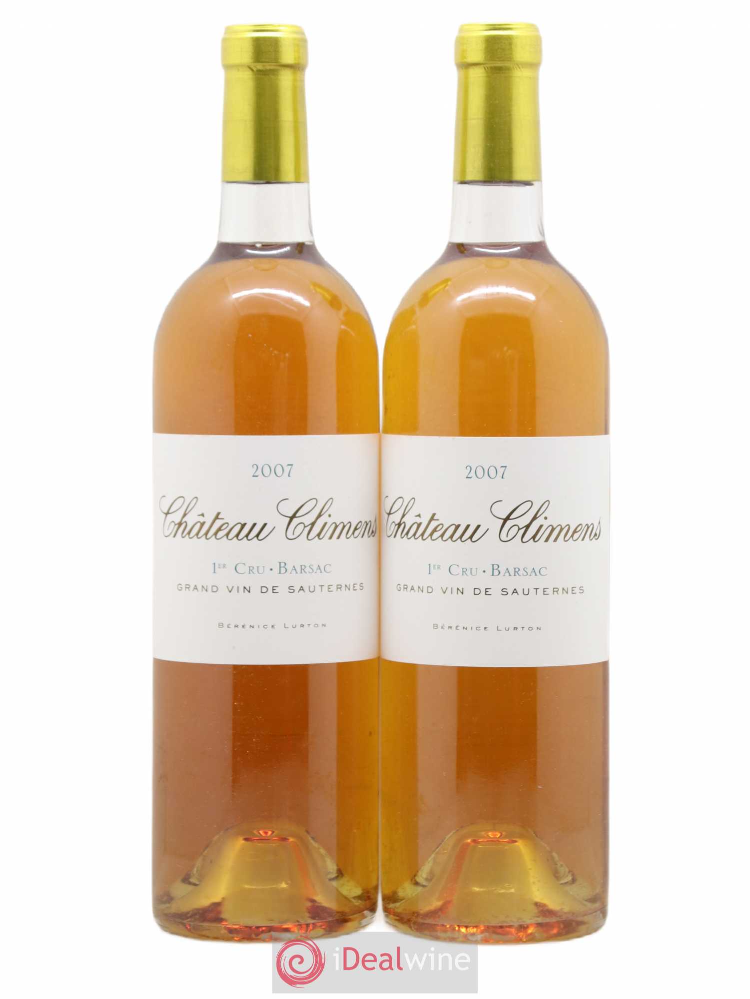 Château Climens 1er Grand Cru Classé 2007 - Lotto di 2 bottiglie - 0