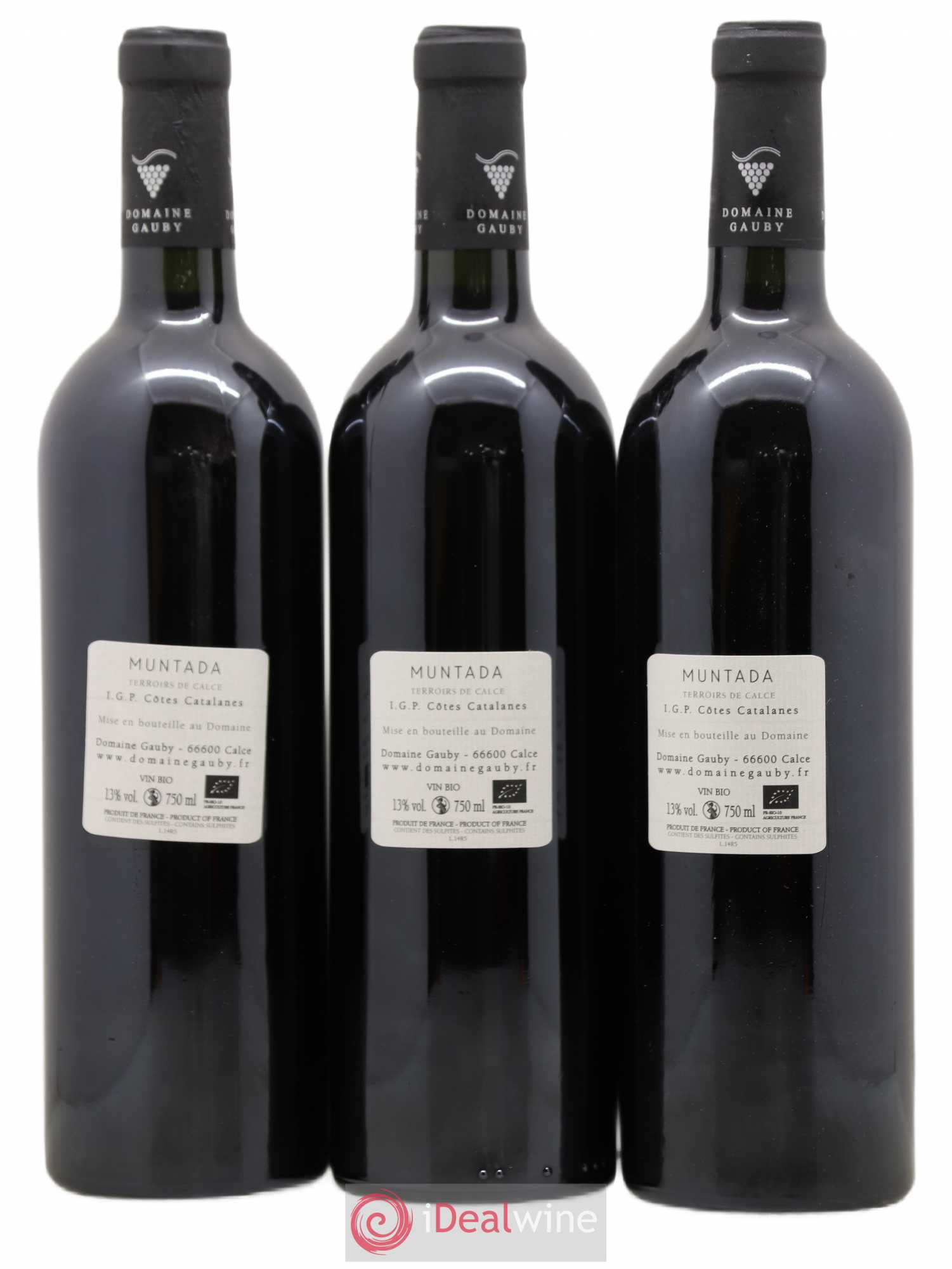 Côtes Catalanes (VDP des Côtes Catalanes) Muntada Gauby 2014 - Lot de 3 bouteilles - 1
