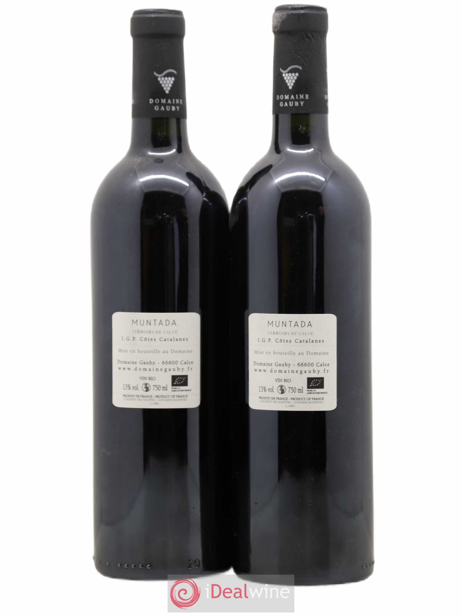 Côtes Catalanes (VDP des Côtes Catalanes) Muntada Gauby 2014 - Lot de 2 bouteilles - 1