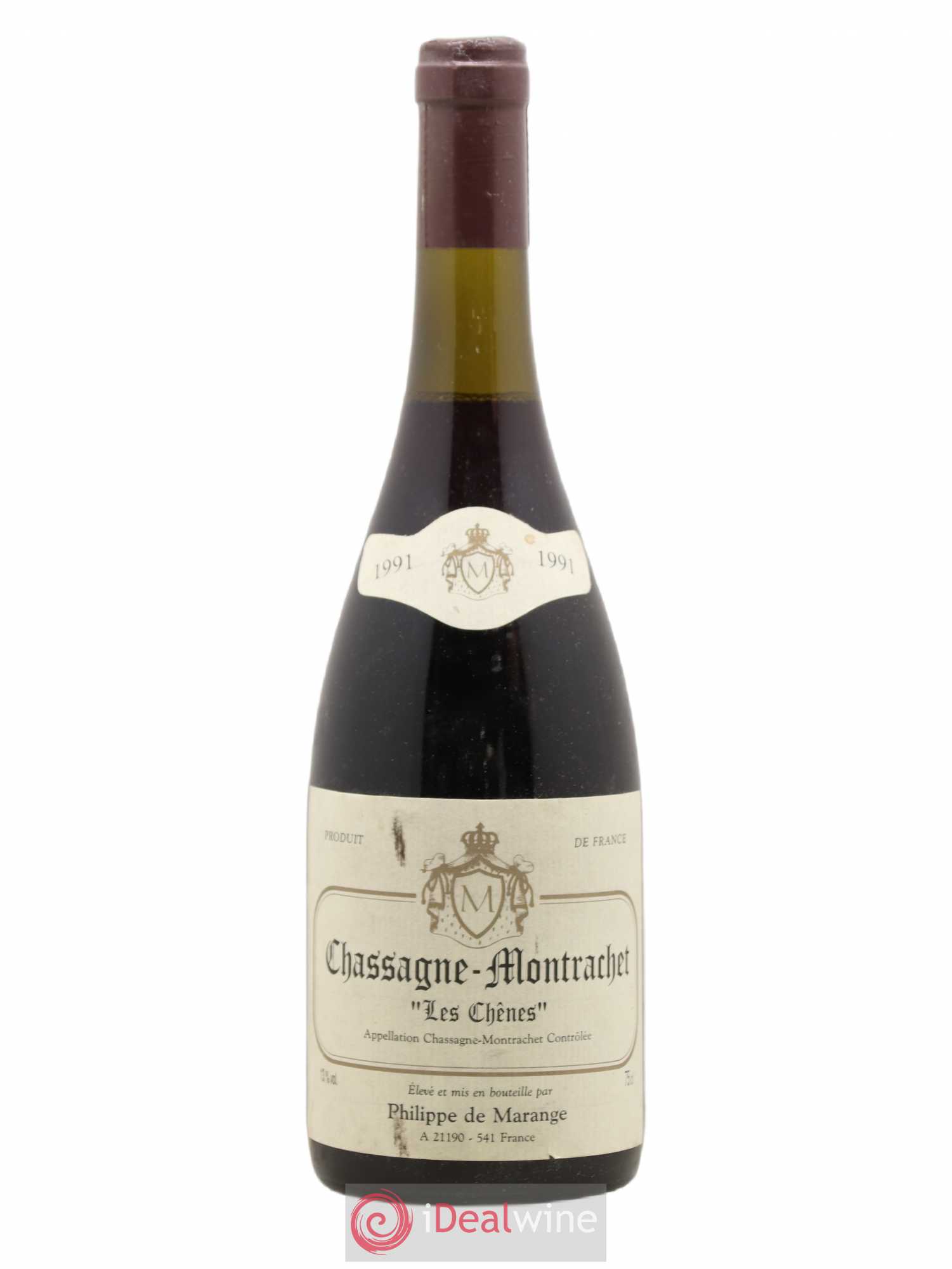 Chassagne-Montrachet Les Chenes De Philippe De Marange 1991 - Posten von 1 Flasche - 0