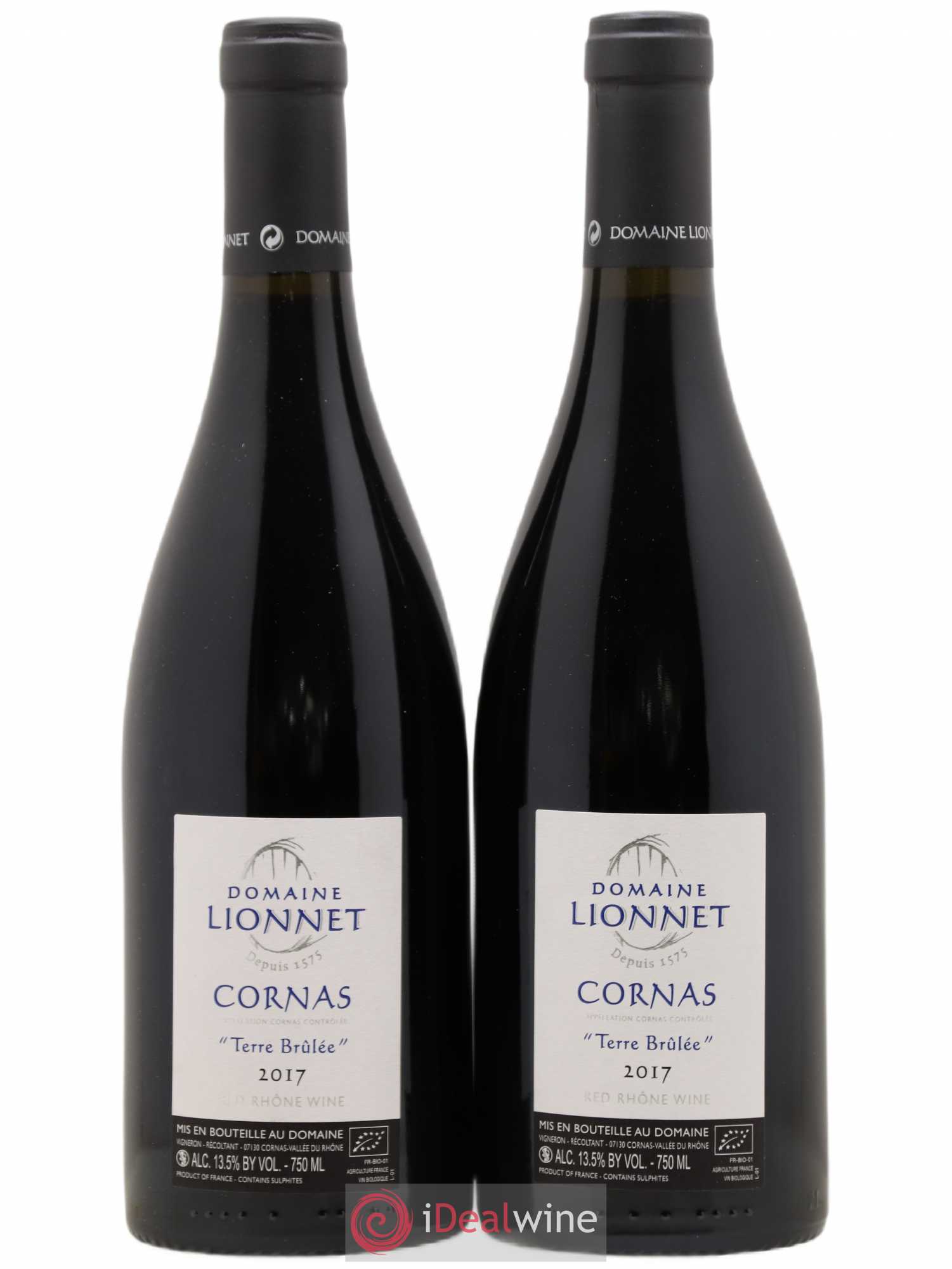 Cornas Terre Brulée Pierre Lionnet 2017 - Lot de 2 bouteilles - 0