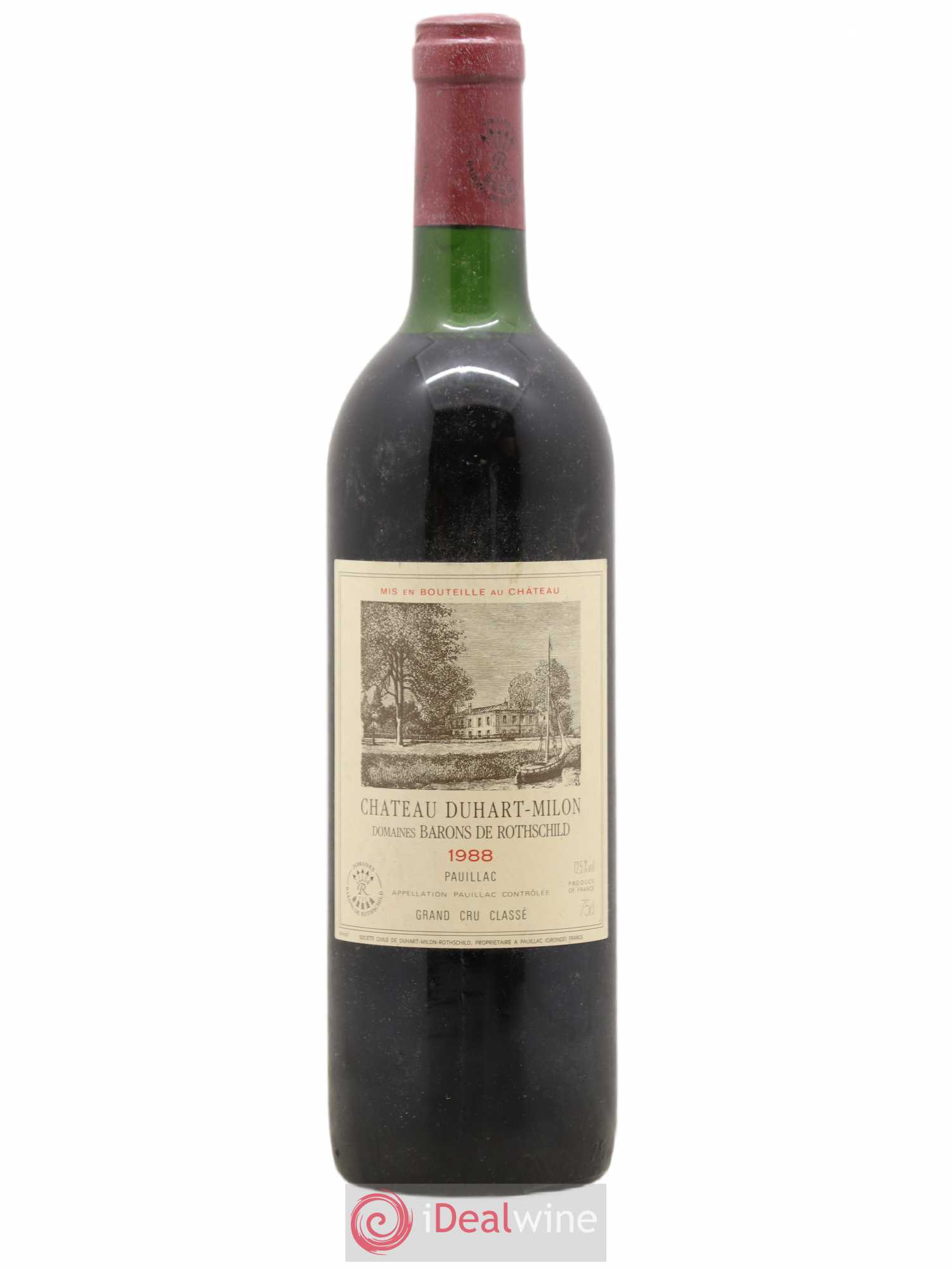 Château Duhart-Milon 4ème Grand Cru Classé 1988 - Lot de 1 bouteille - 0