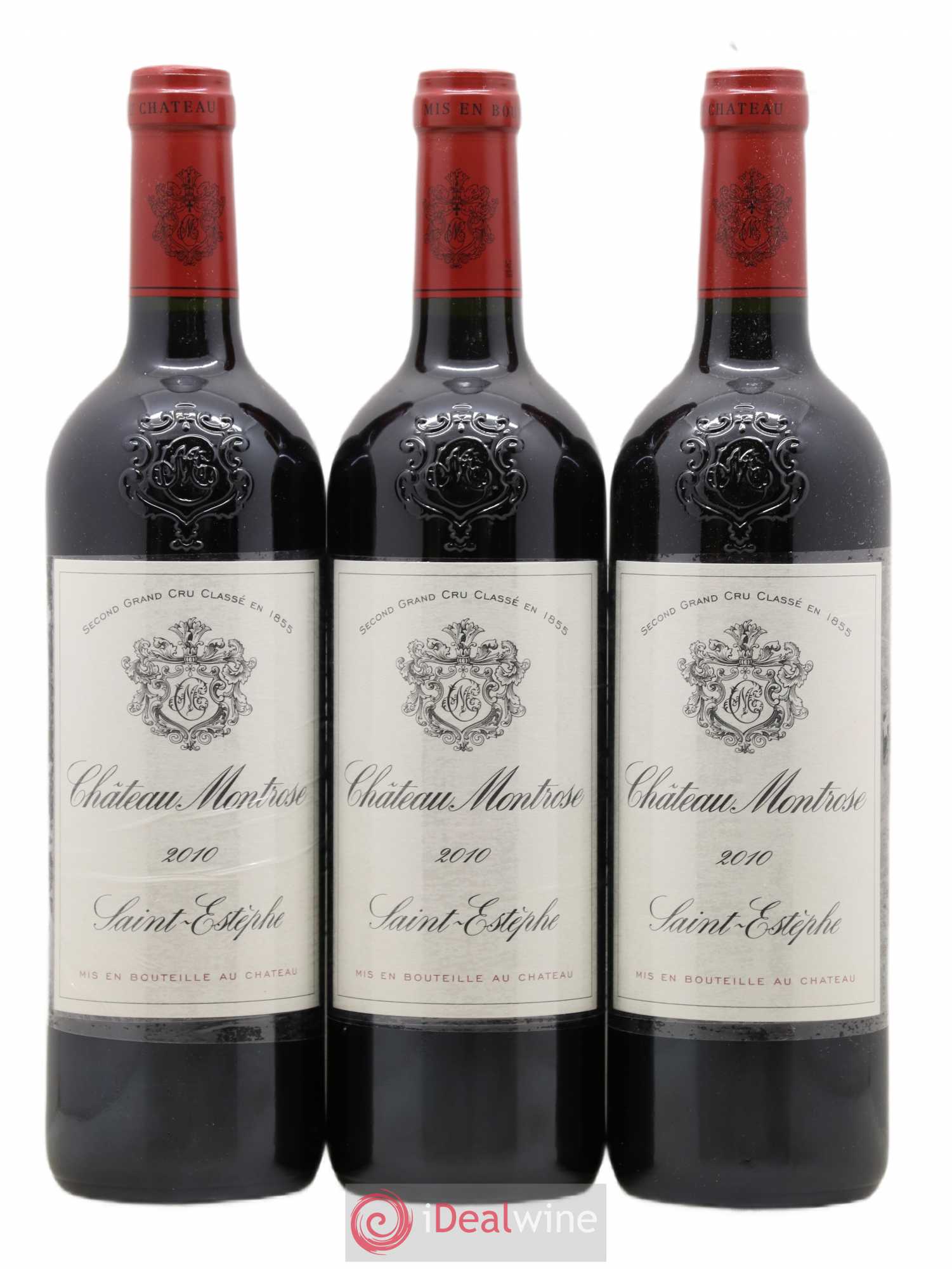 Château Montrose 2ème Grand Cru Classé 2010 - Lot de 3 bouteilles - 0