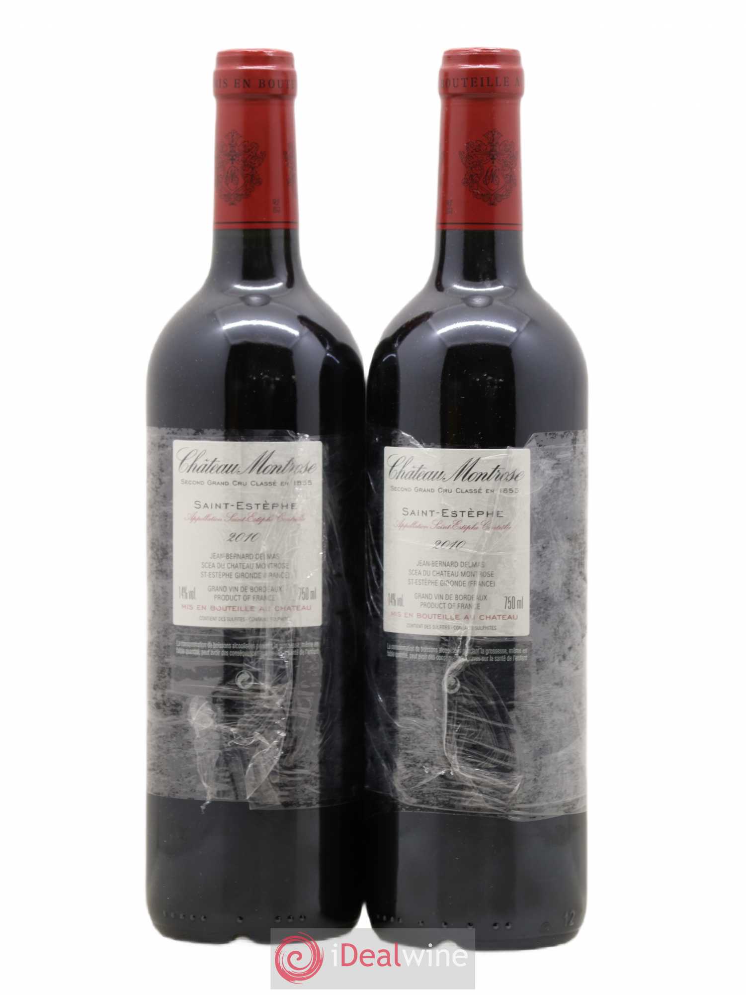 Château Montrose 2ème Grand Cru Classé 2010 - Lot de 2 bouteilles - 1
