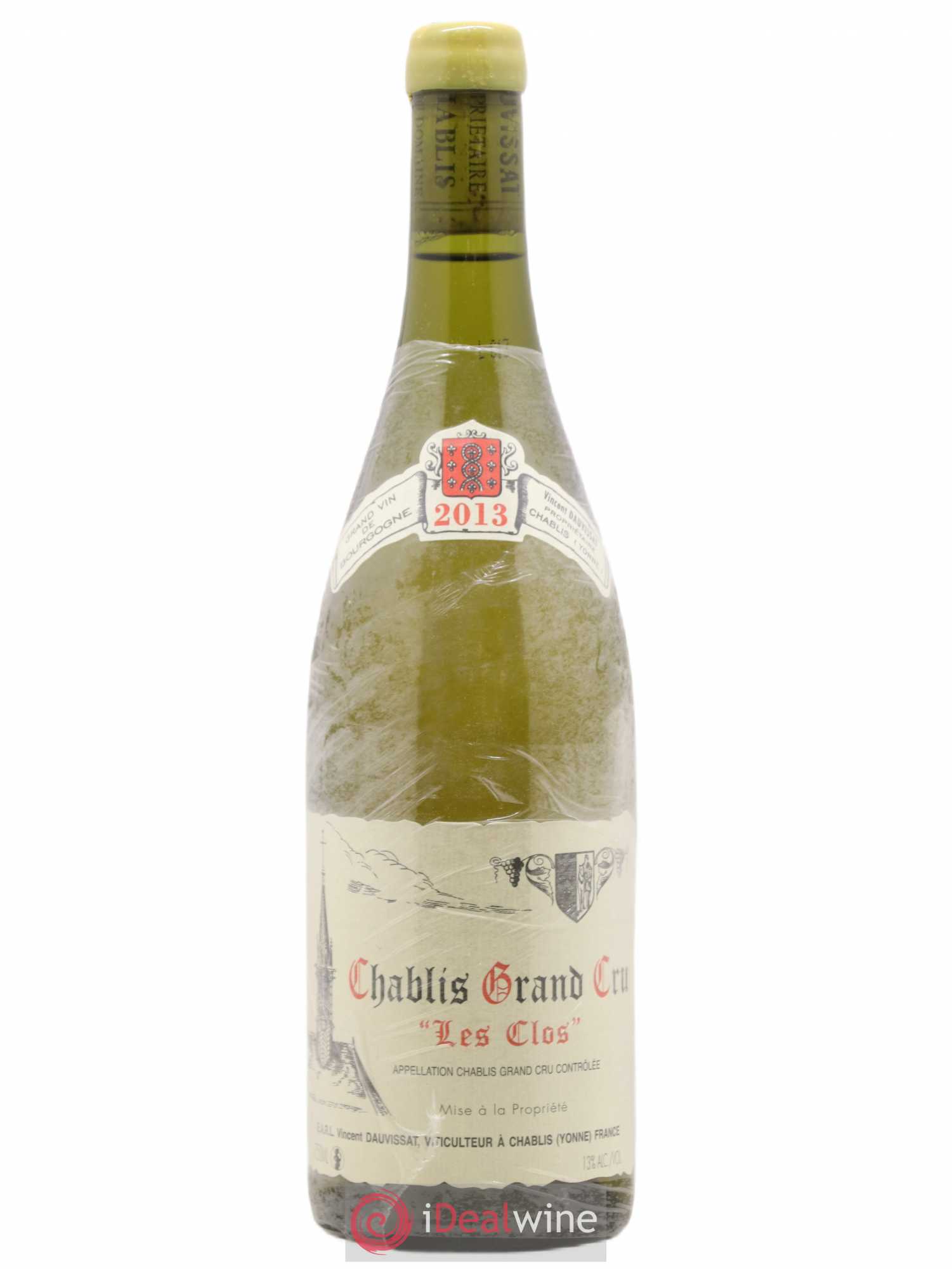 Chablis Grand Cru Les Clos Vincent Dauvissat (Domaine) 2013 - Lot de 1 bouteille - 0
