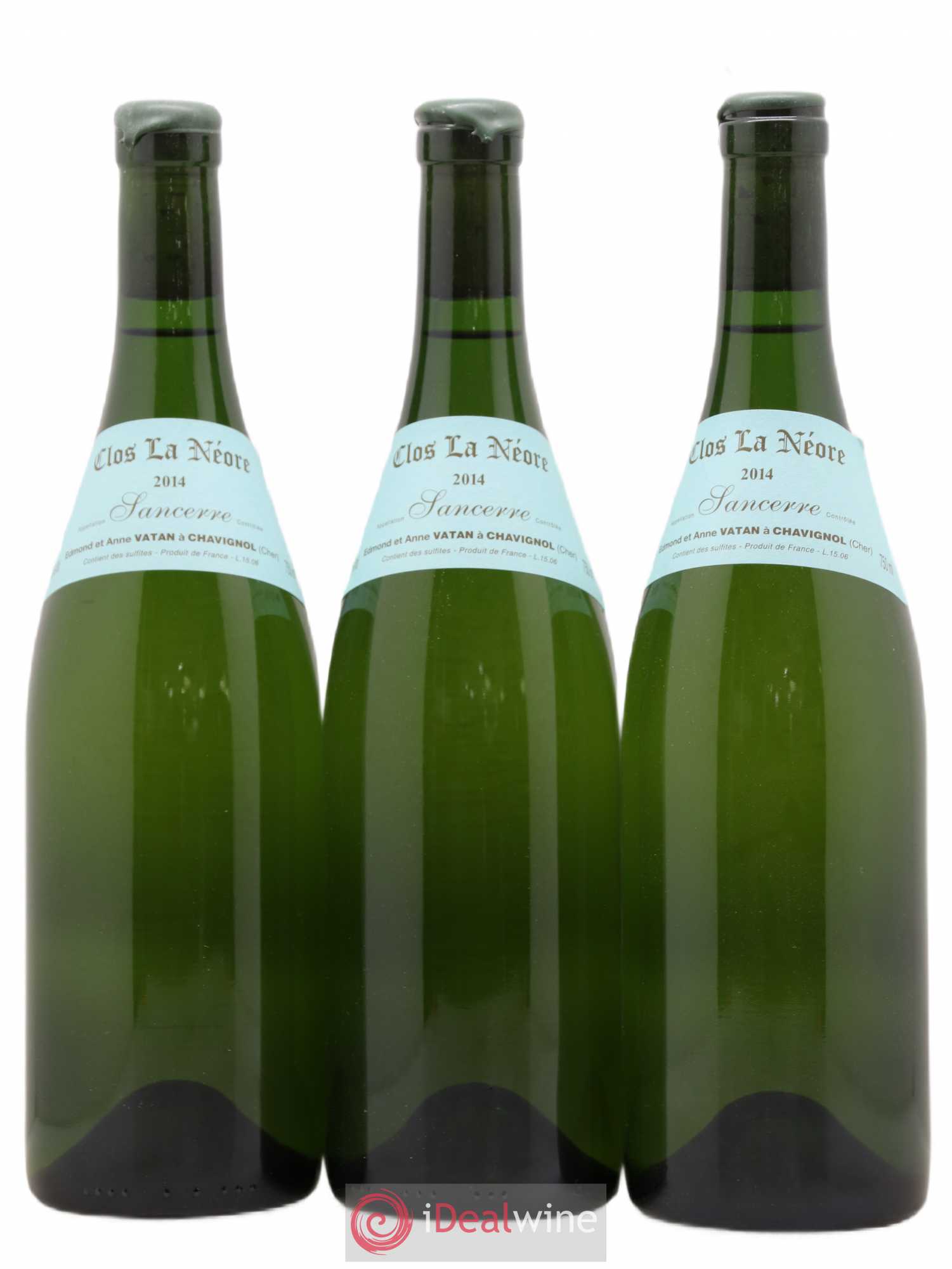 Sancerre Clos la Neore Edmond Vatan 2014 - Lot de 3 bouteilles - 0