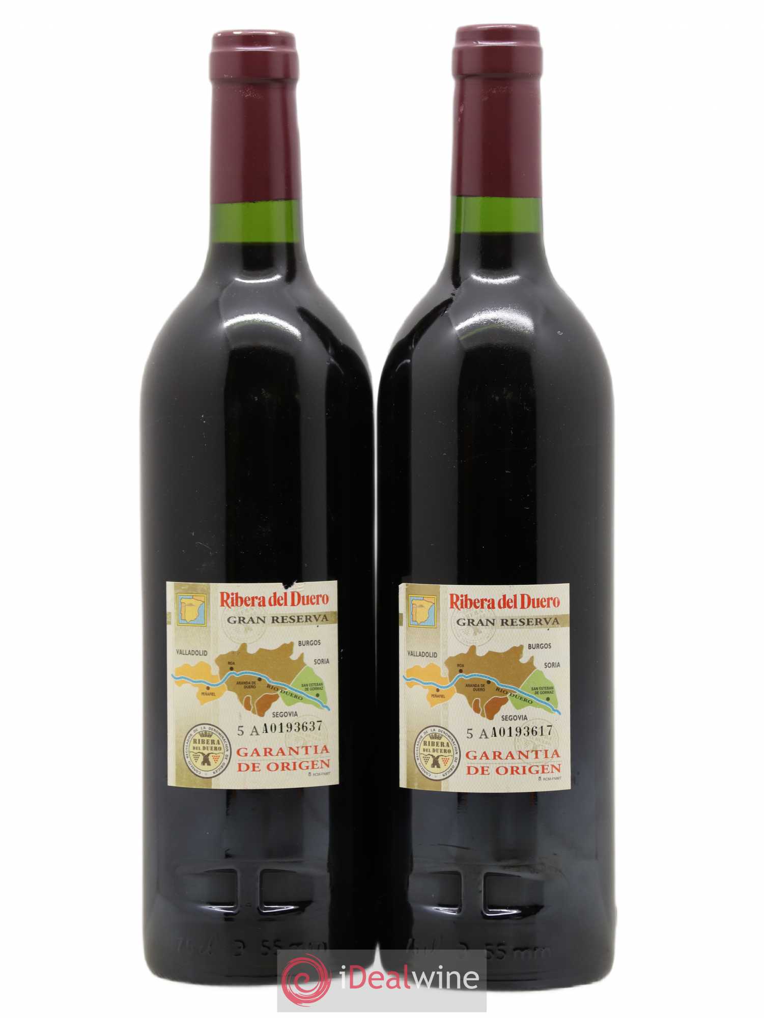 Ribera Del Duero DO Vega Sicilia Unico Famille Alvarez 1994 - Lot de 2 bouteilles - 1