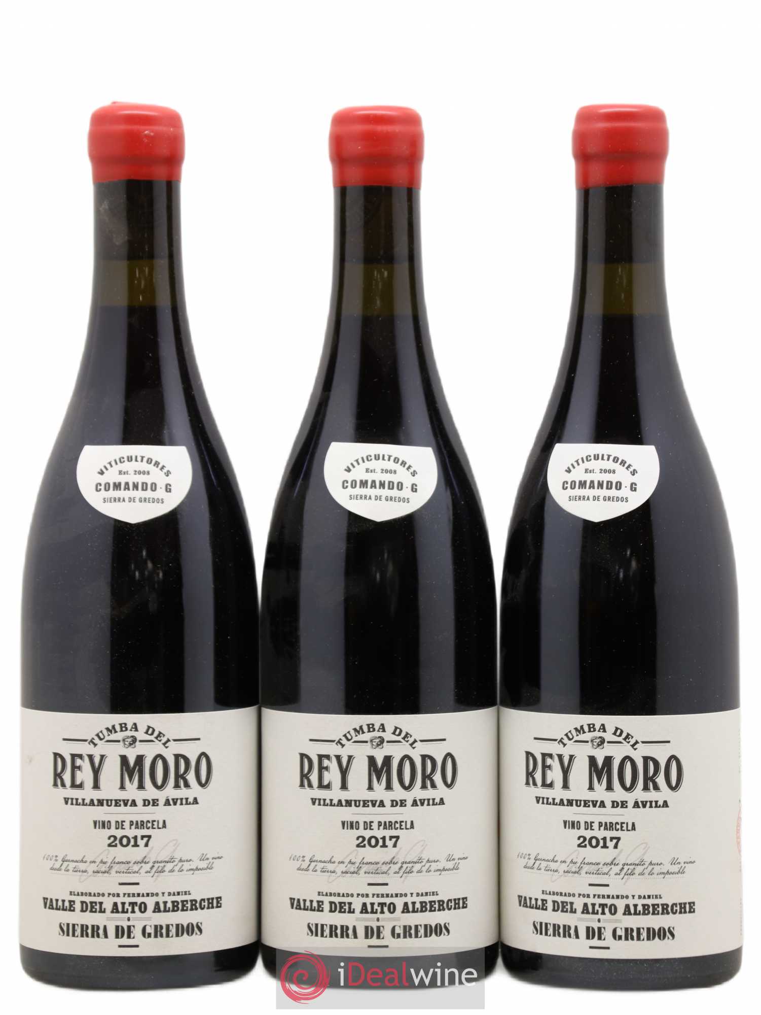 Vinos de Madrid DO Comando G DO Tumba del Rey Moro 2017 - Lot de 3 bouteilles - 0