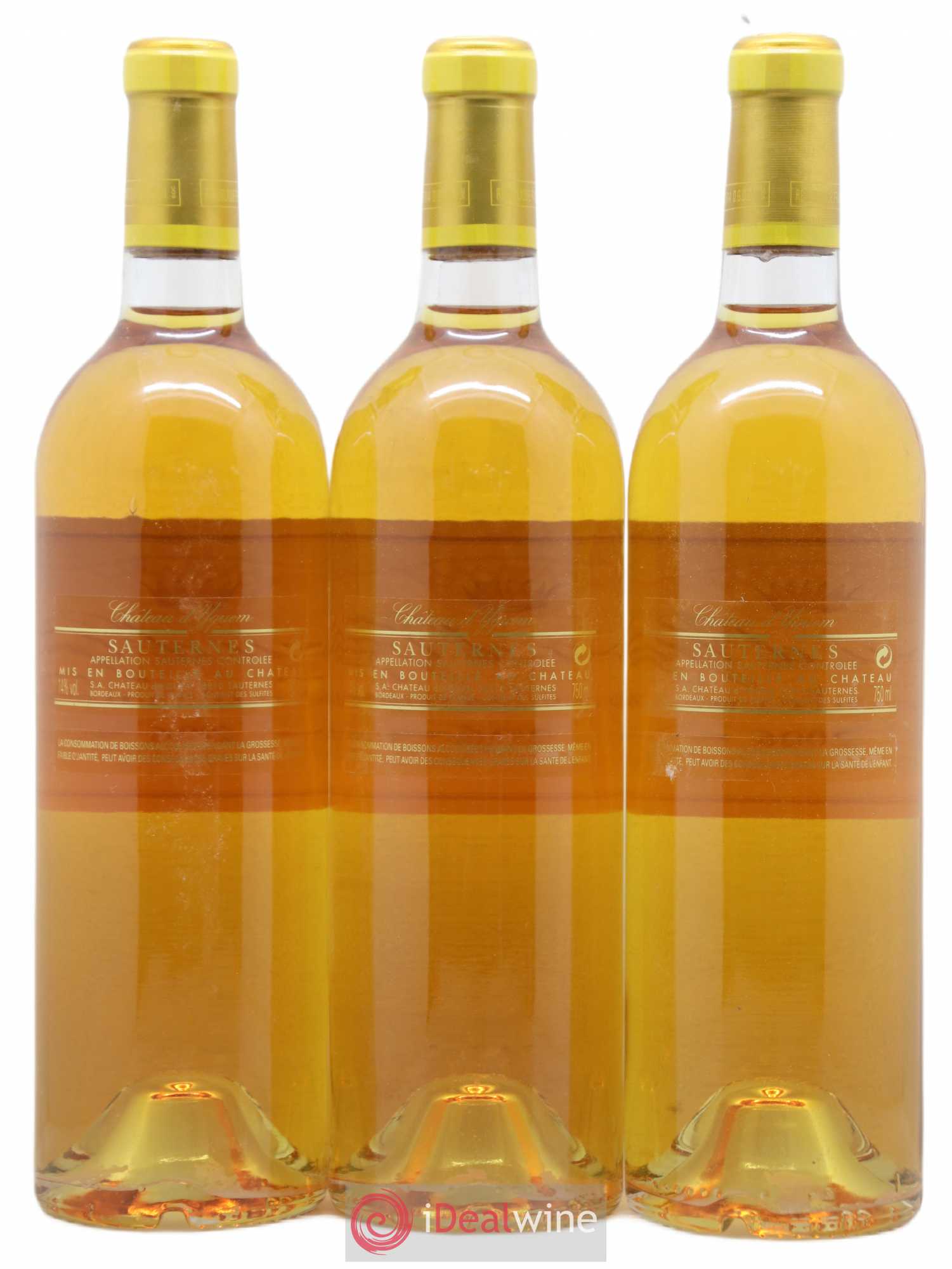 Château d' Yquem 1er Cru Classé Supérieur 2006 - Lotto di 3 bottiglie - 1