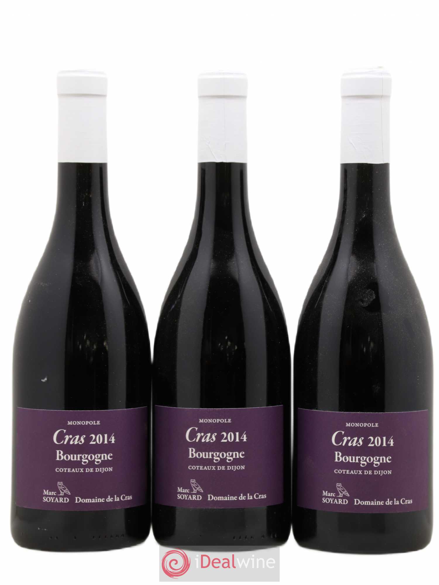 Bourgogne Cras Domaine de la Cras - Marc Soyard Coteaux de Dijon 2014 - Lot de 3 bouteilles - 0