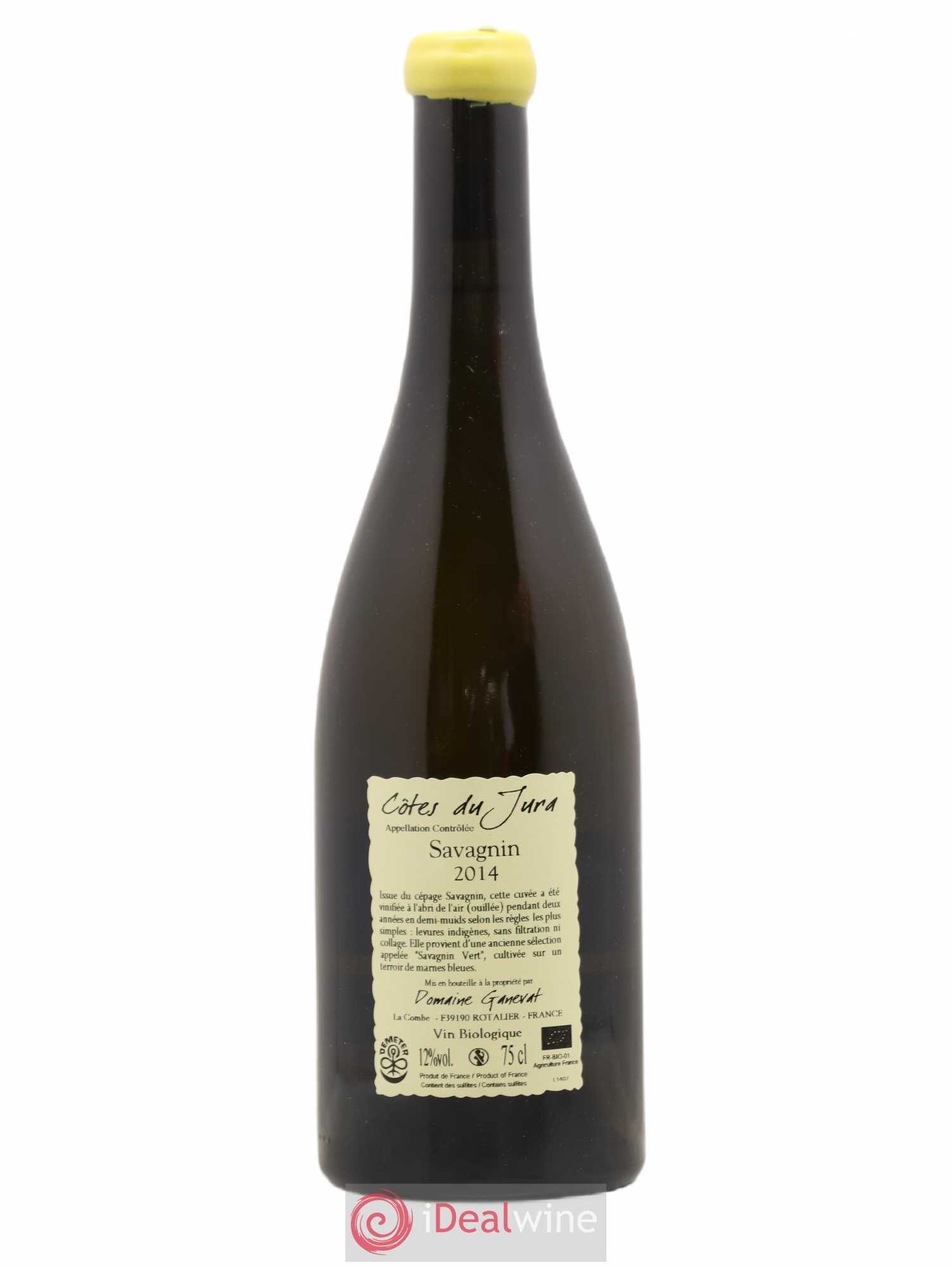 Côtes du Jura Les Chalasses Marnes Bleues Jean-François Ganevat (Domaine) 2014 - Lot de 1 bouteille - 1