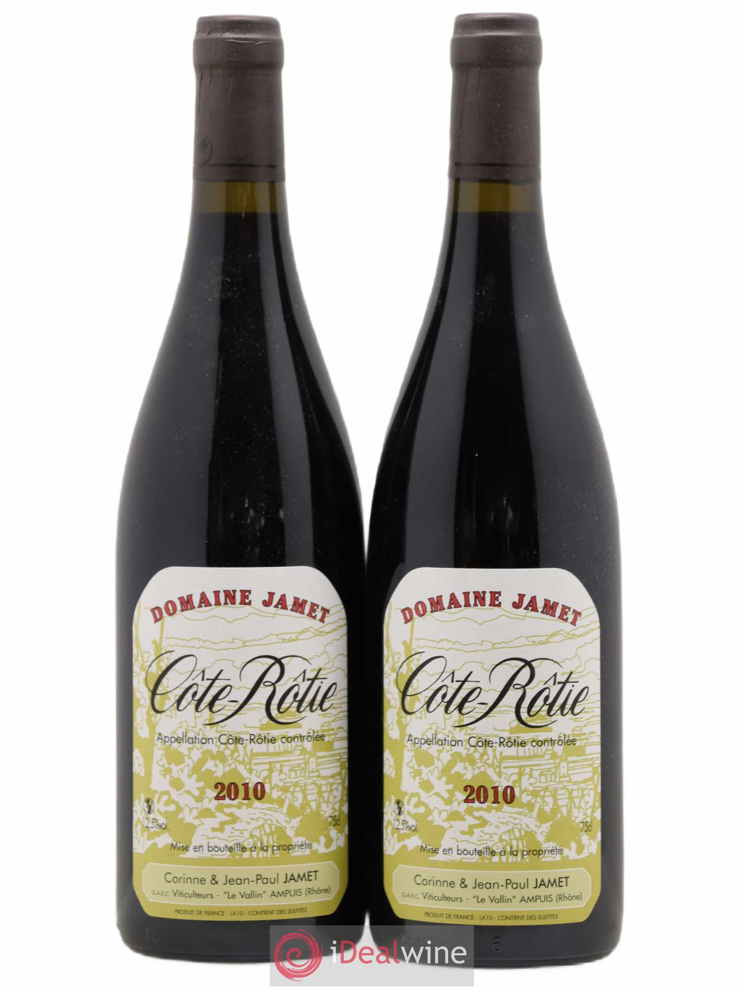 Côte-Rôtie Jamet (Domaine) 2010 - Lot de 2 bouteilles - 0