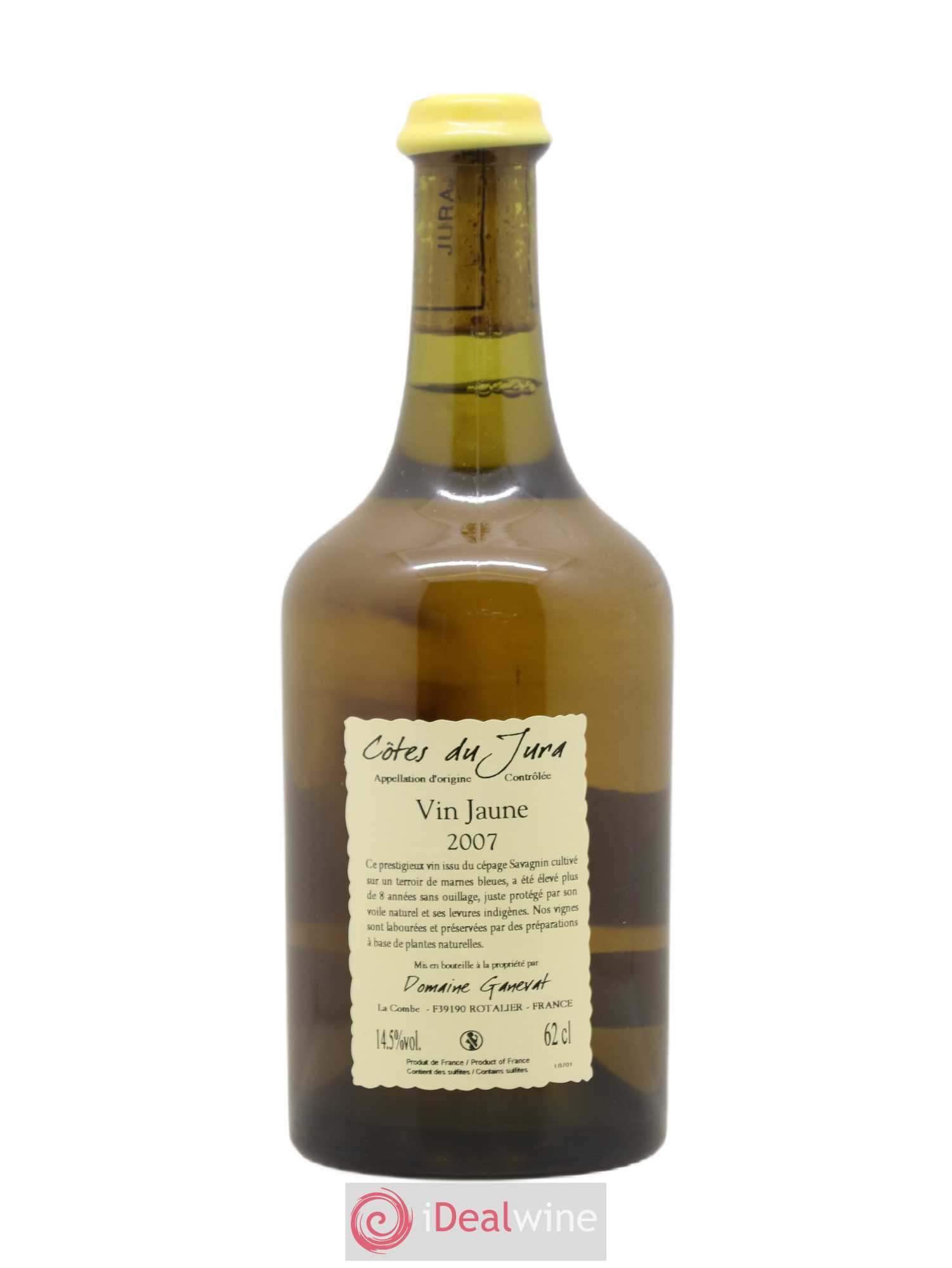 Côtes du Jura Vin Jaune Jean-François Ganevat (Domaine) 2007 - Lot de 1 bouteille - 1