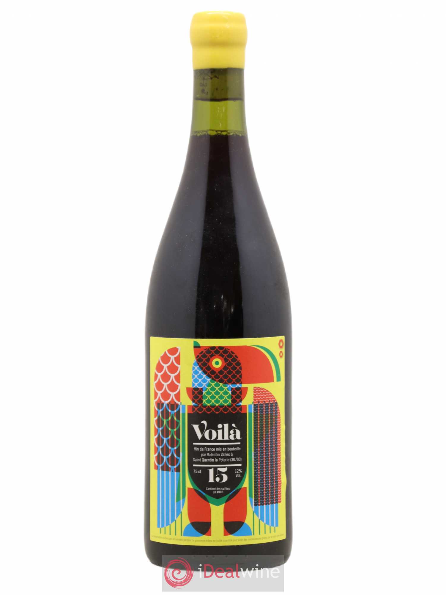 Vin de France Voila Valentin Vallés 2015 - Lot de 1 bouteille - 0