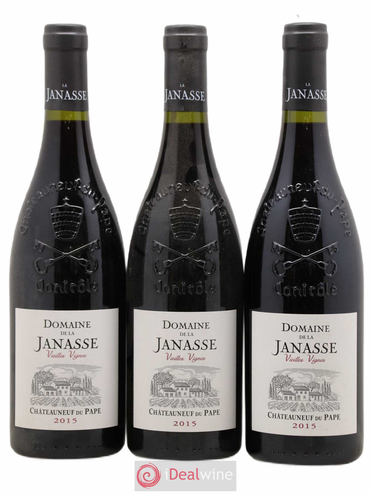 Châteauneuf-du-Pape Cuvée Vieilles Vignes La Janasse (Domaine de) 2015 - Lot de 3 bouteilles - 0