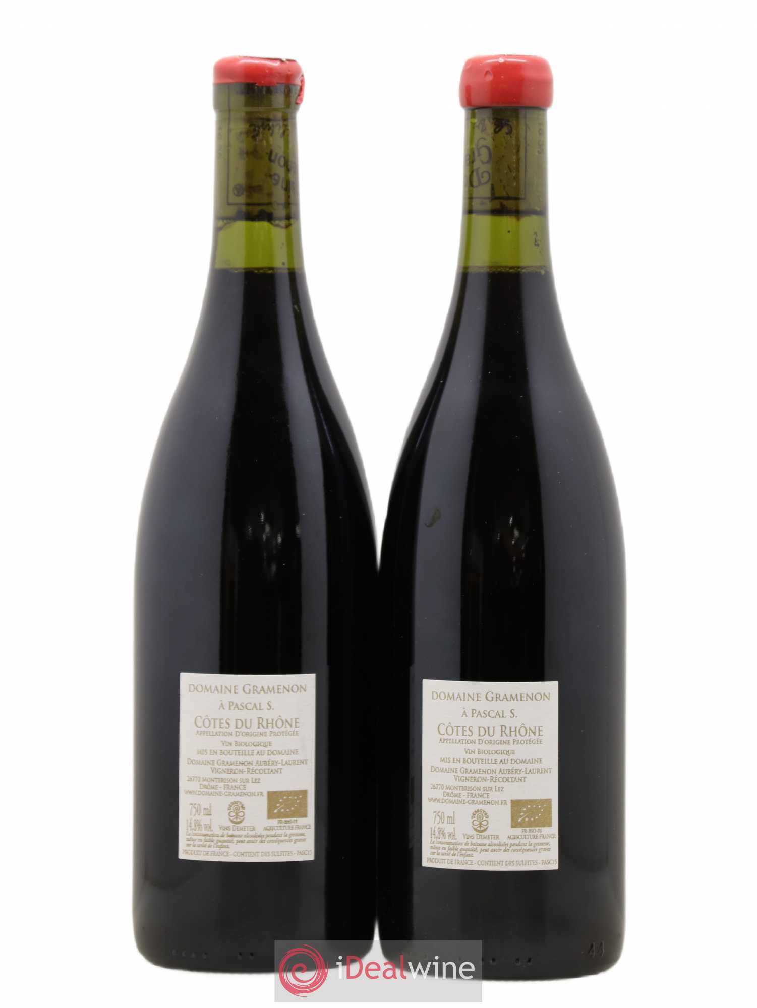 Côtes-du-Rhône A Pascal S. Gramenon (Domaine) 2015 - Lot de 2 bouteilles - 1
