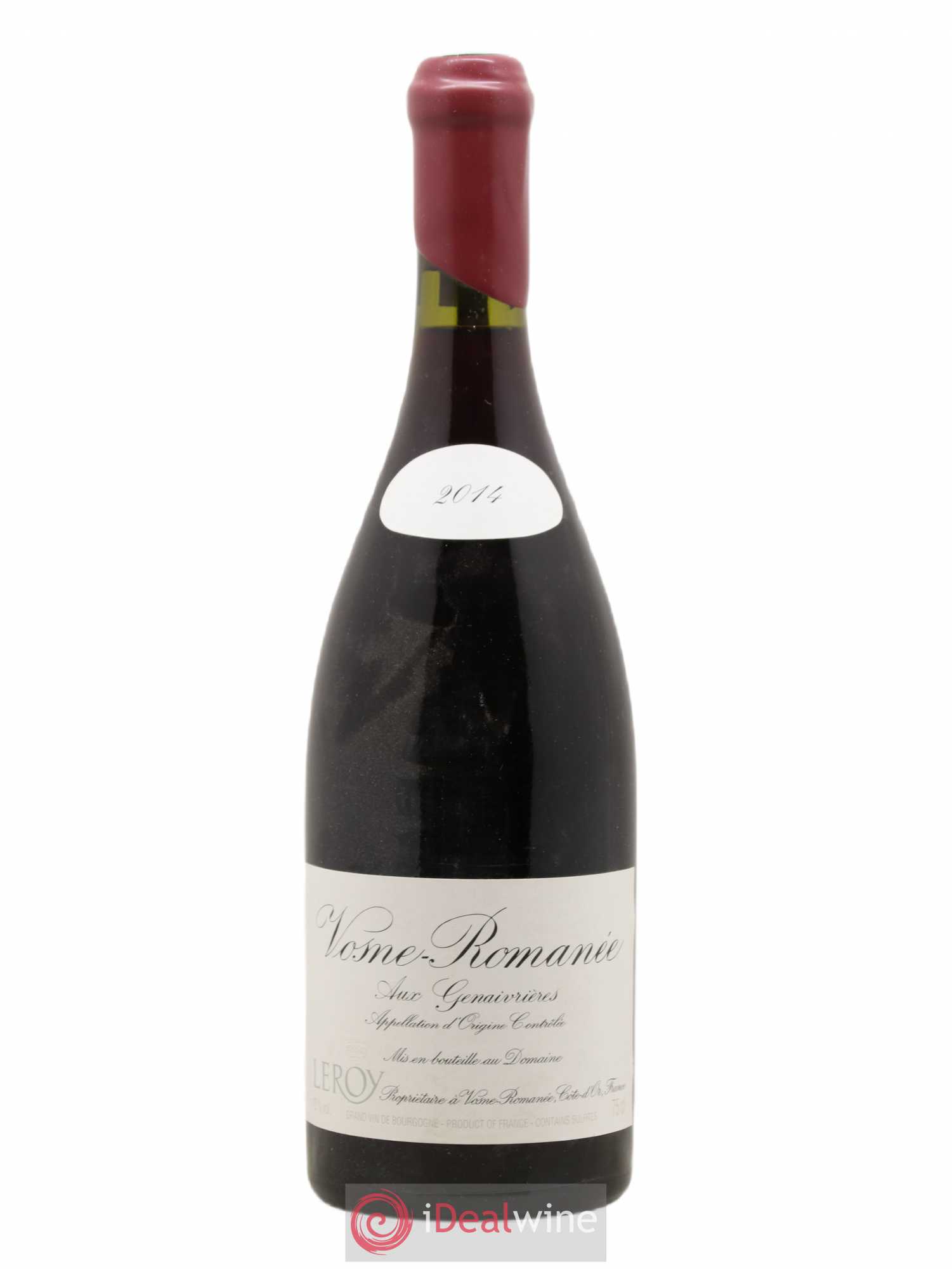 Vosne-Romanée Les Genaivrières Leroy (Domaine) 2014 - Lot de 1 bouteille - 0