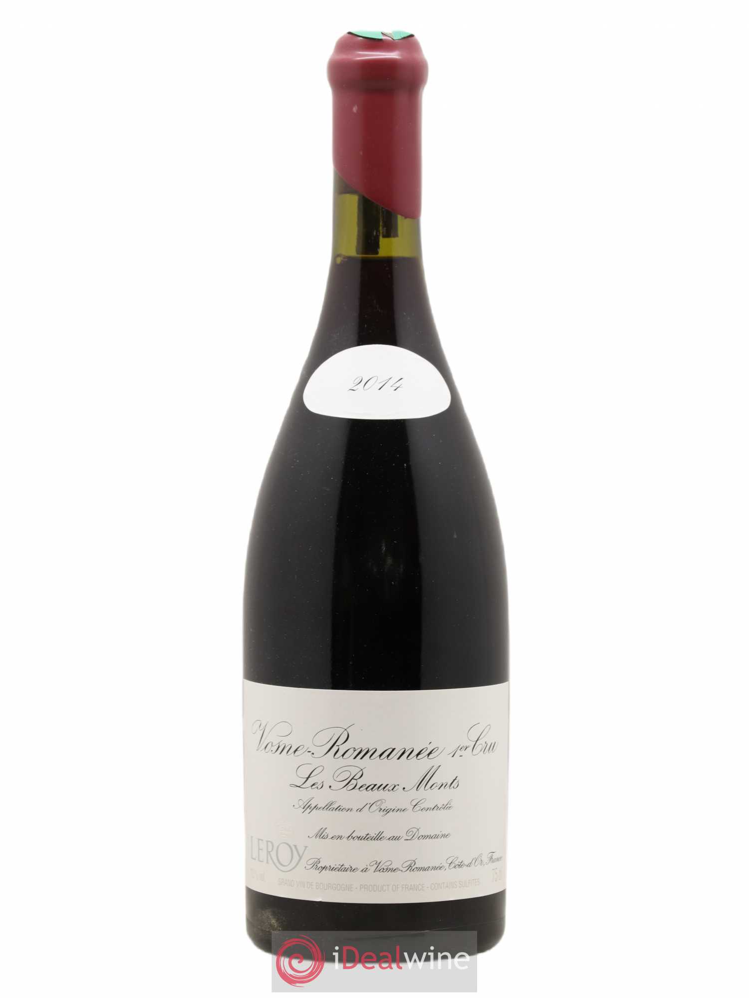 Vosne-Romanée 1er Cru Les Beaux-Monts Leroy (Domaine) 2014 - Lot de 1 bouteille - 0
