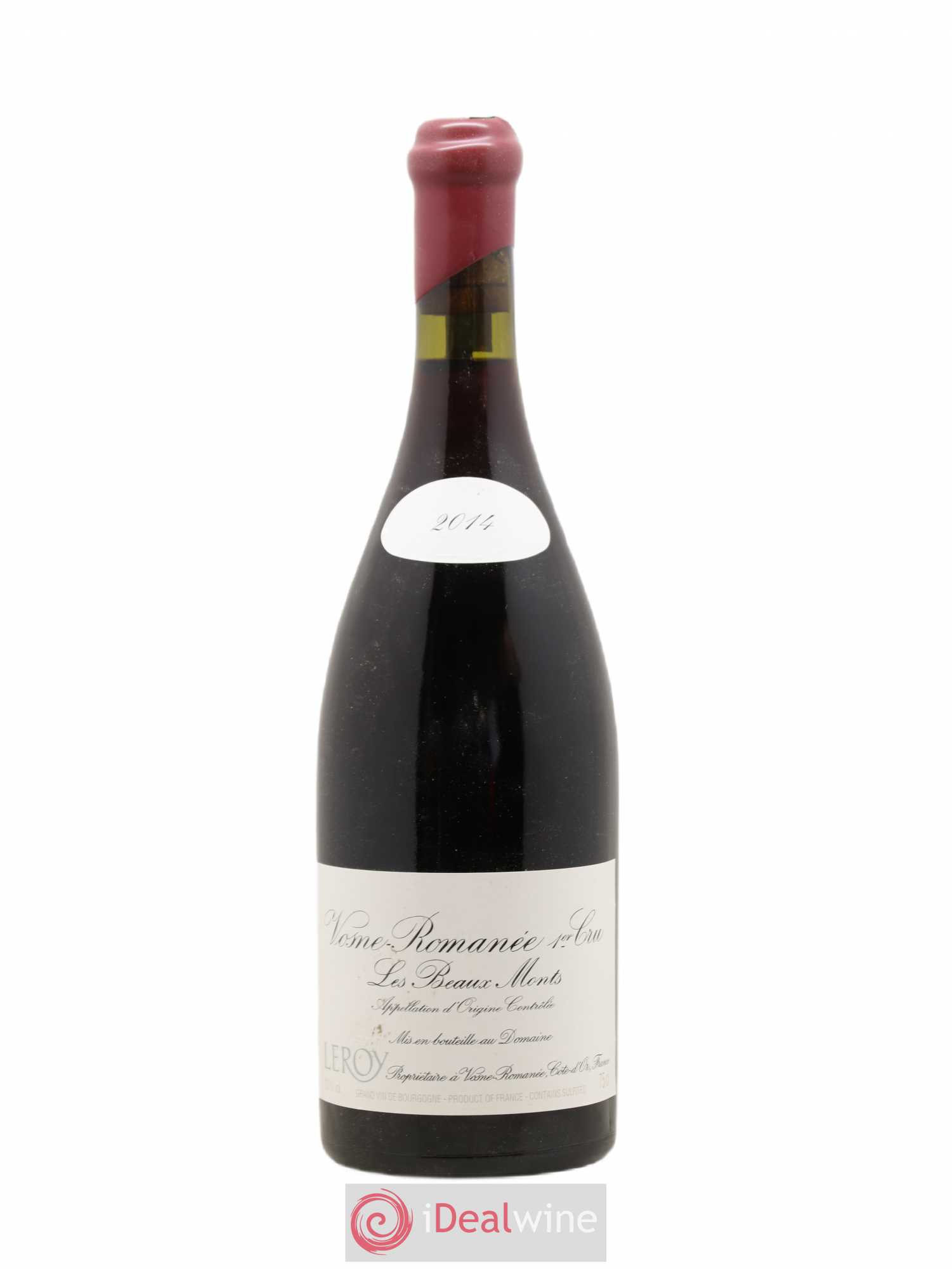 Vosne-Romanée 1er Cru Les Beaux-Monts Leroy (Domaine) 2014 - Lot de 1 bouteille - 0