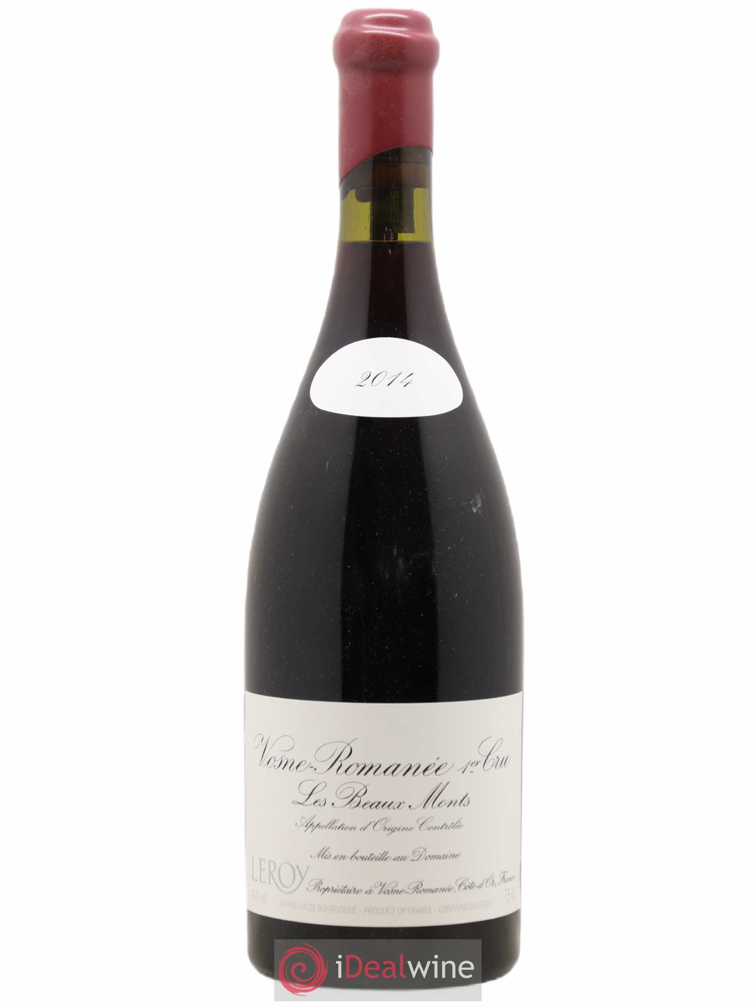 Vosne-Romanée 1er Cru Les Beaux-Monts Leroy (Domaine) 2014 - Lot de 1 bouteille - 0