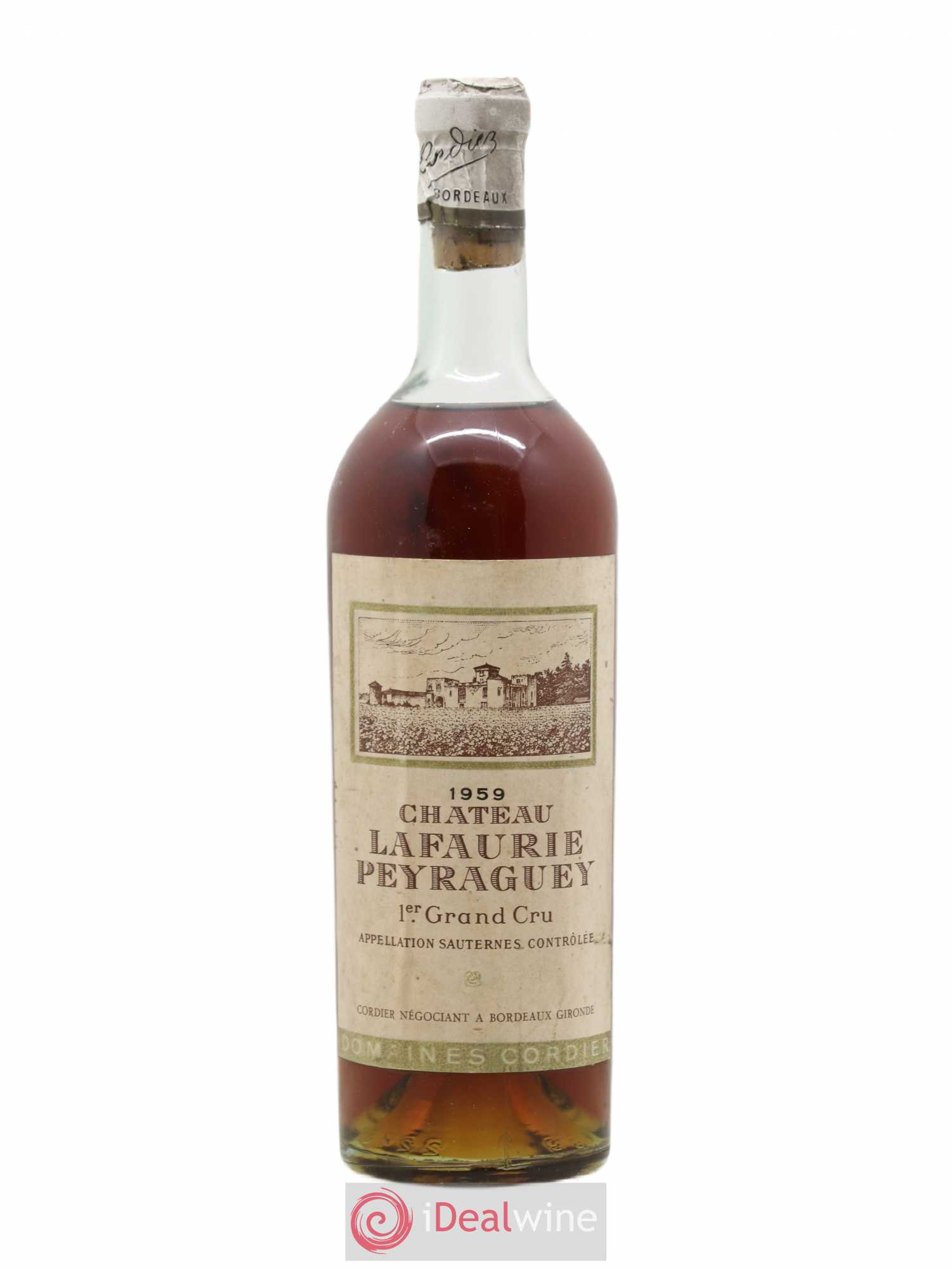 Château Lafaurie-Peyraguey 1er Grand Cru Classé 1959 - Lotto di 1 bottiglia - 0