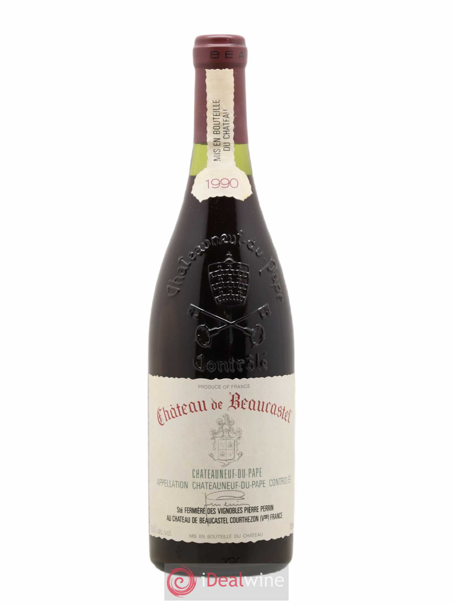 Châteauneuf-du-Pape Château de Beaucastel Famille Perrin 1990 - Lot de 1 bouteille - 0