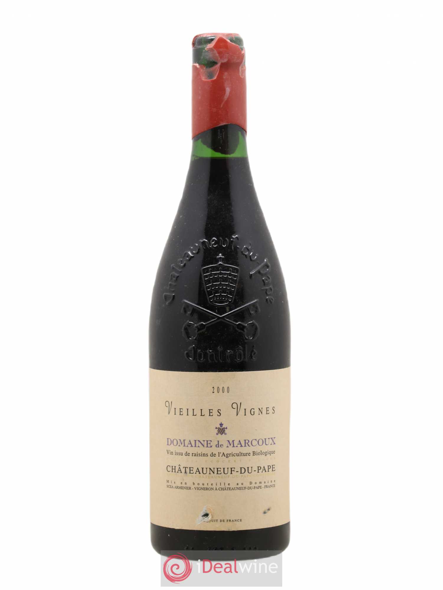 Châteauneuf-du-Pape Vieilles Vignes Marcoux (Domaine de) 2000 - Lot de 1 bouteille - 0