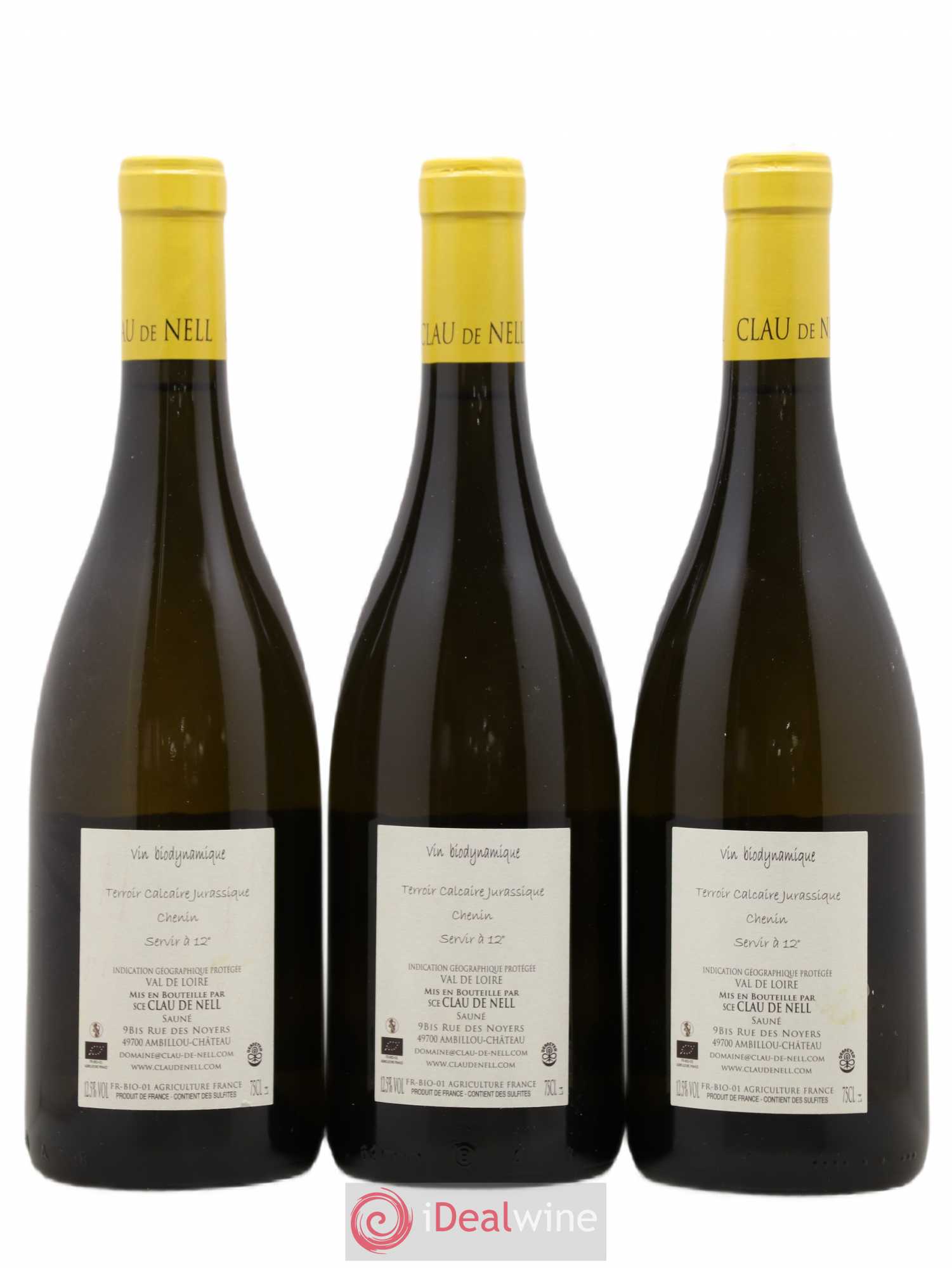 Val de Loire Les Fontenelles Clau de Nell Anne Claude Leflaive 2014 - Posten von 3 Flaschen - 1