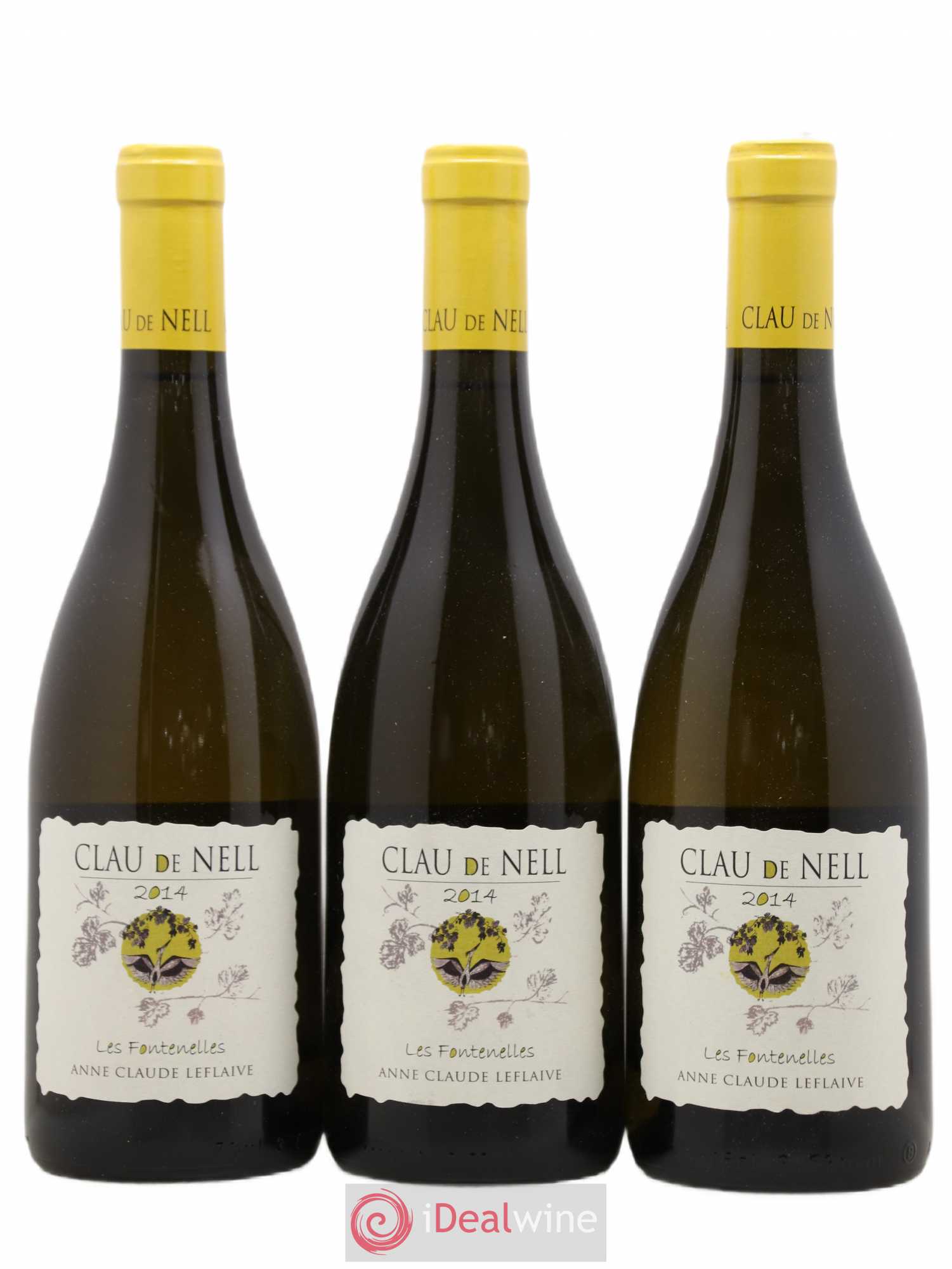 Val de Loire Les Fontenelles Clau de Nell Anne Claude Leflaive 2014 - Posten von 3 Flaschen - 0