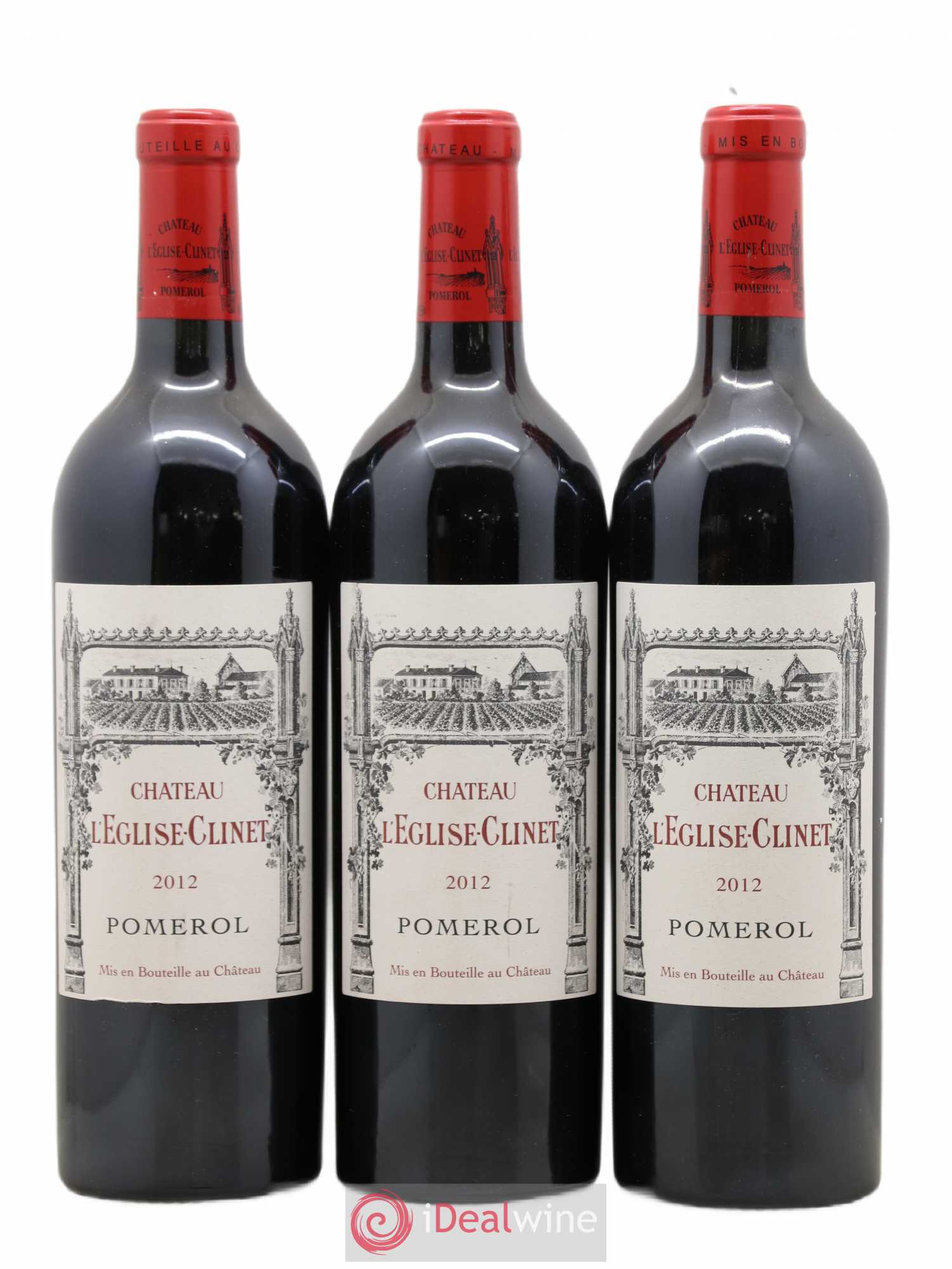 Château l' Église Clinet 2012 - Lot de 3 bouteilles - 0