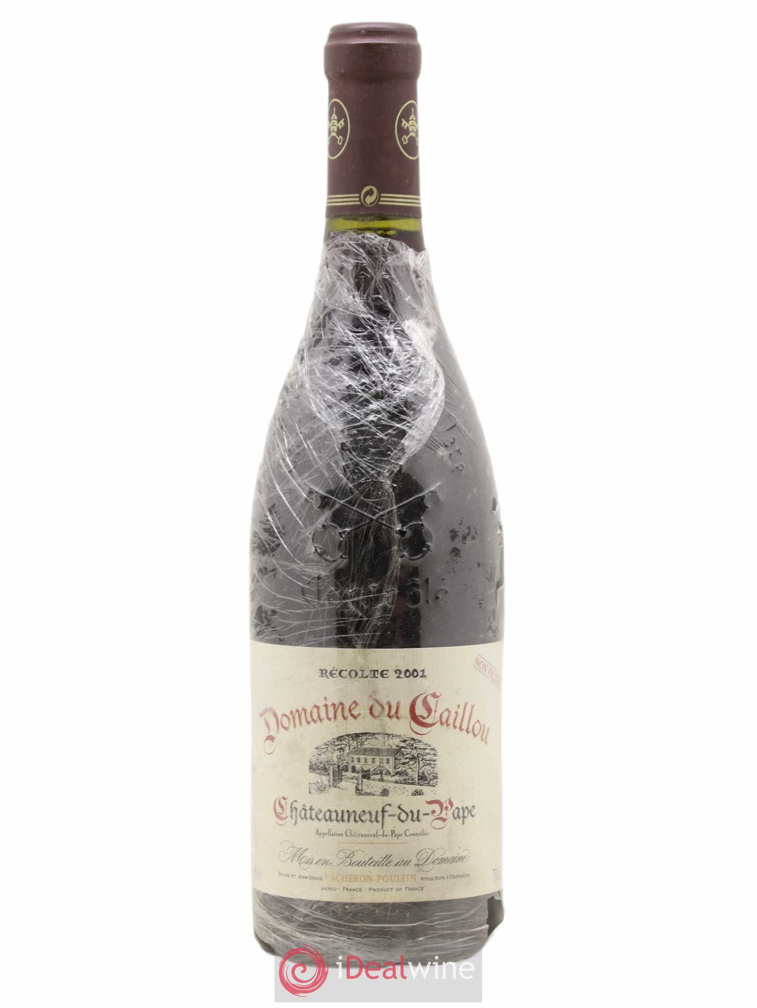 Châteauneuf-du-Pape Domaine Le Clos Du Caillou 2001 - Lot de 1 bouteille - 0