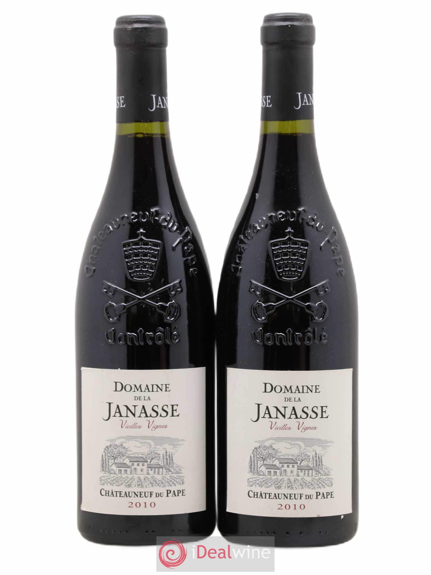 Châteauneuf-du-Pape Cuvée Vieilles Vignes La Janasse (Domaine de) 2010 - Lot de 2 bouteilles - 0